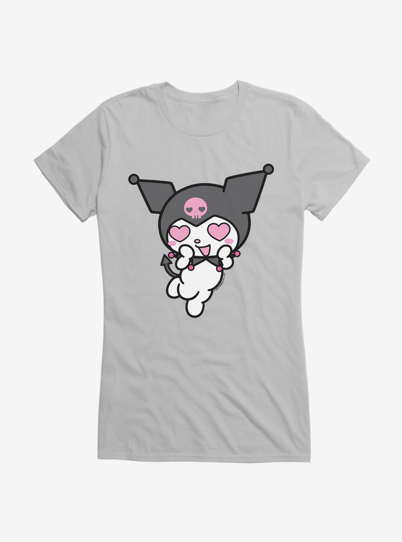 Kuromi Heart Eyes Girls T-Shirt, , hi-res