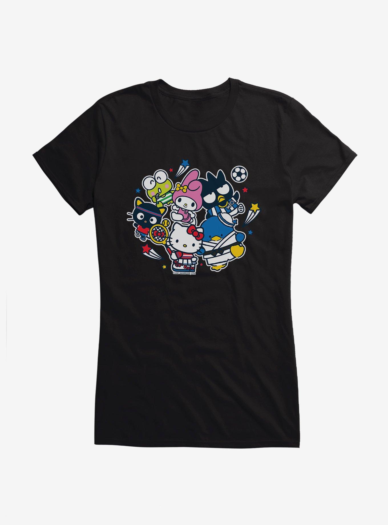 Hello Kitty Sporty Friends Girls T-Shirt, BLACK, hi-res