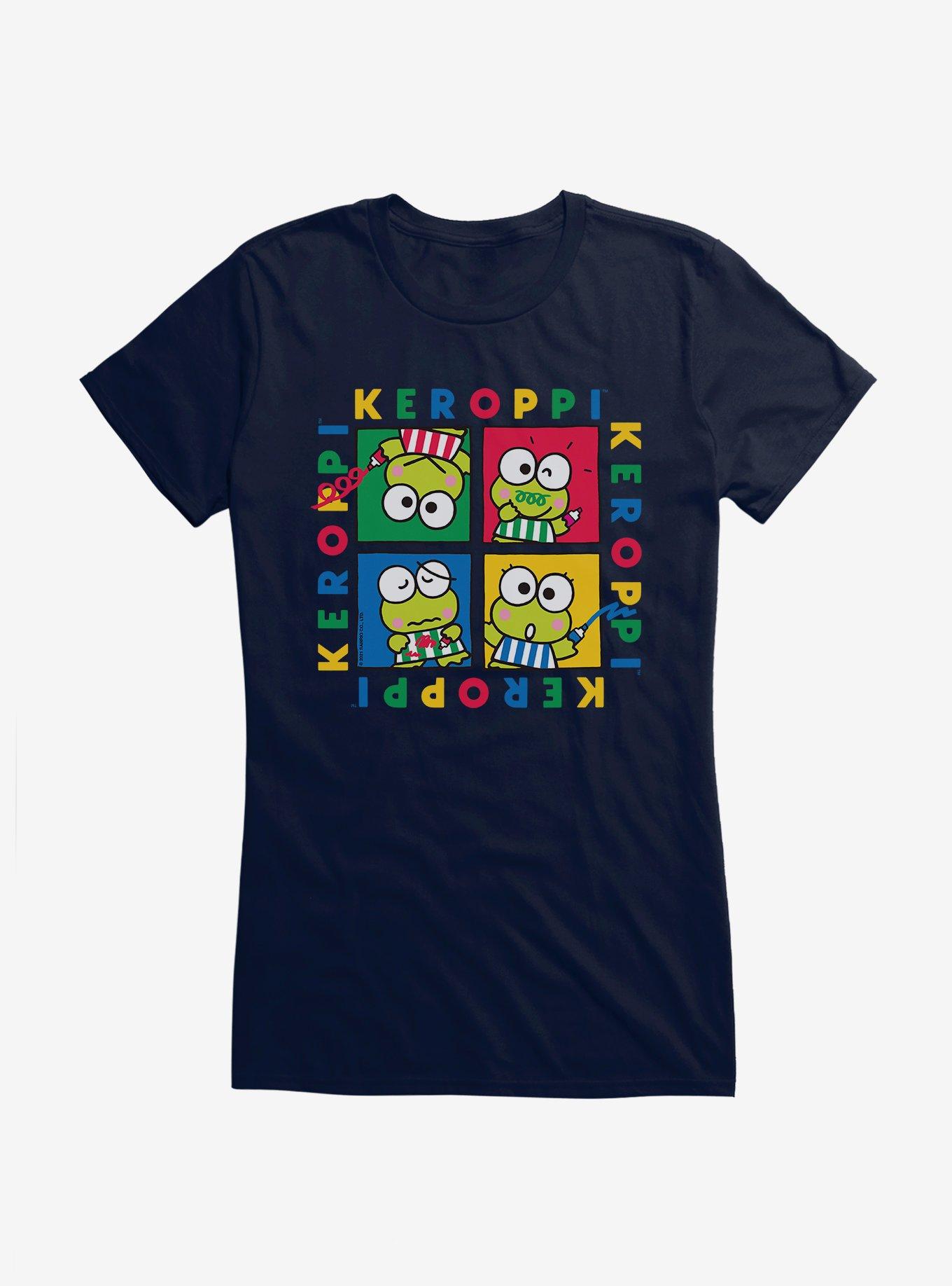 Keroppi Four Square Girls T-Shirt, , hi-res