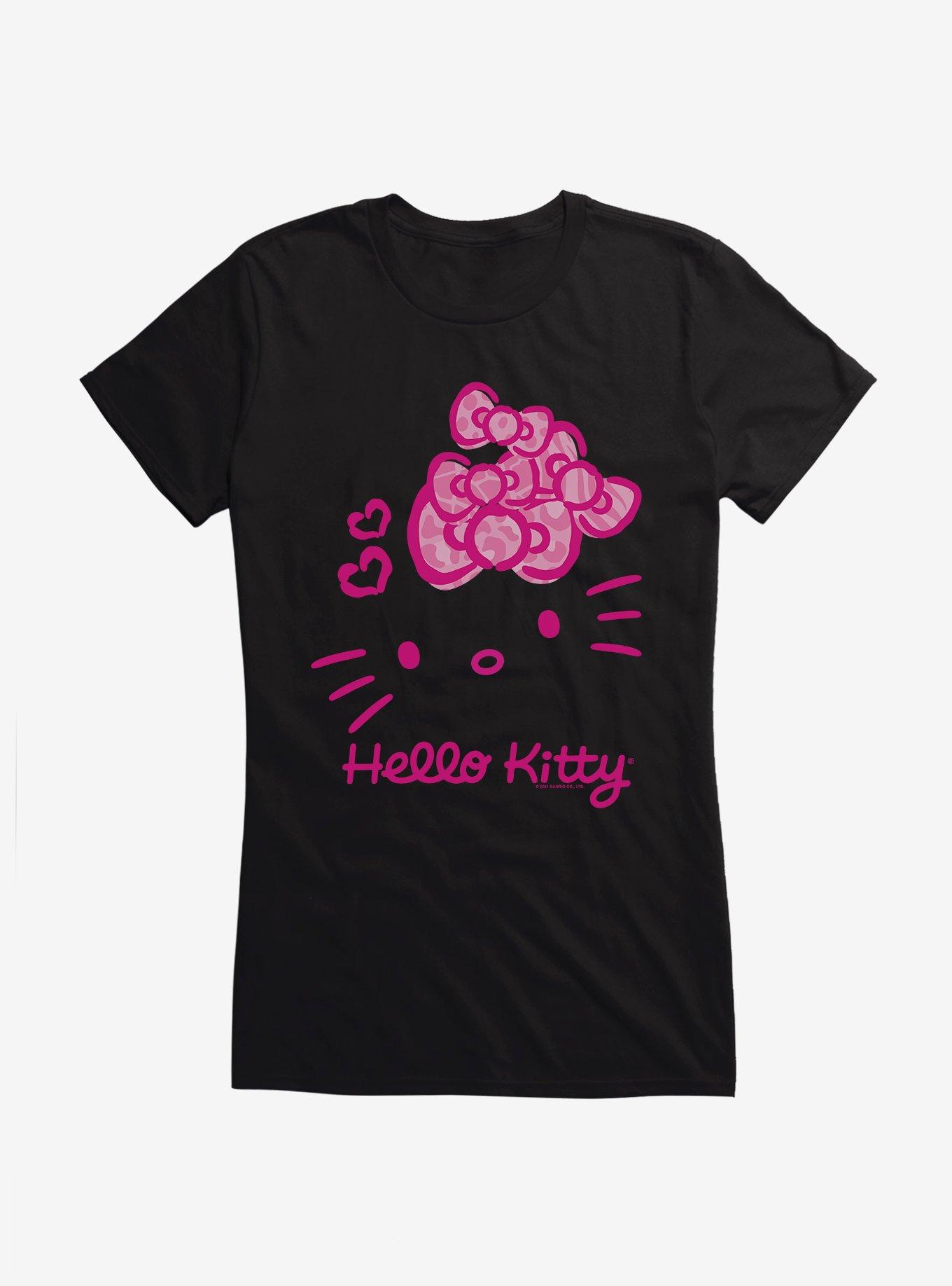 Hello Kitty Jungle Paradise Pink Logo Girls T-Shirt, , hi-res