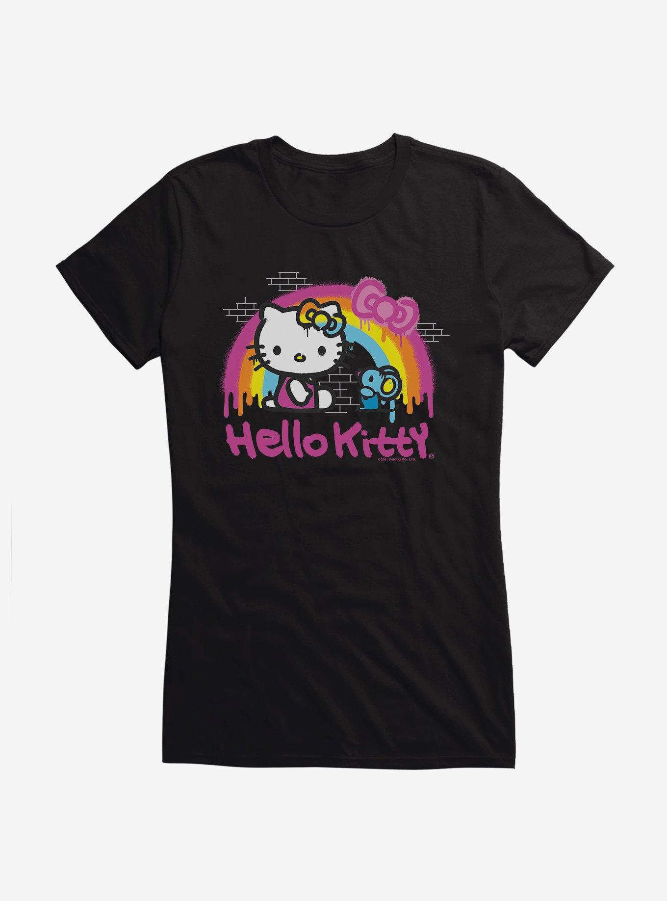 Hello Kitty Rainbow Graffiti Girls T-Shirt, , hi-res