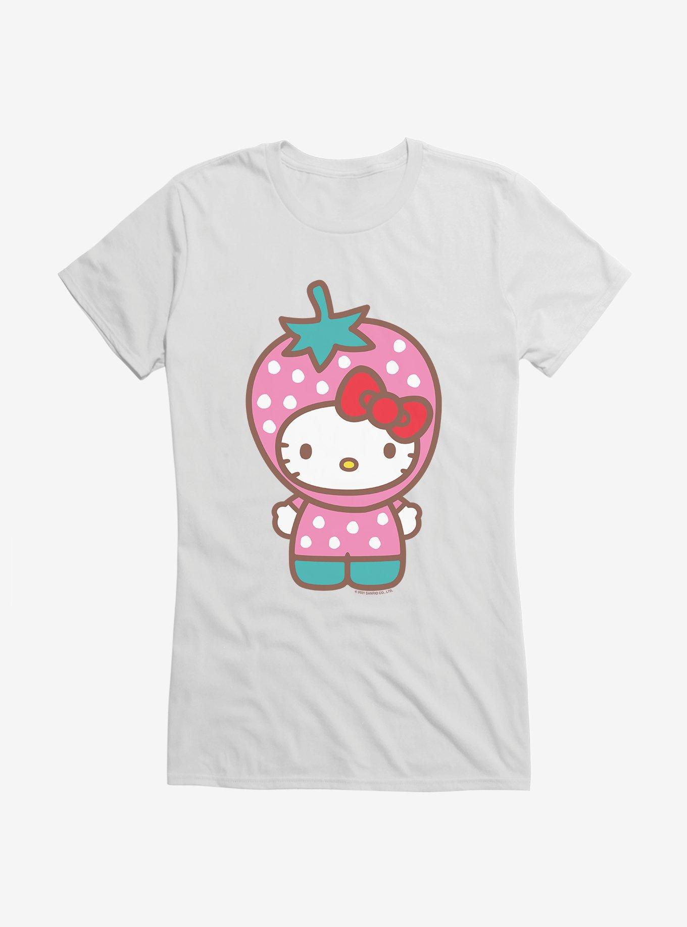 Hello Kitty Five A Day Strawberry Hat Girls T-Shirt, , hi-res