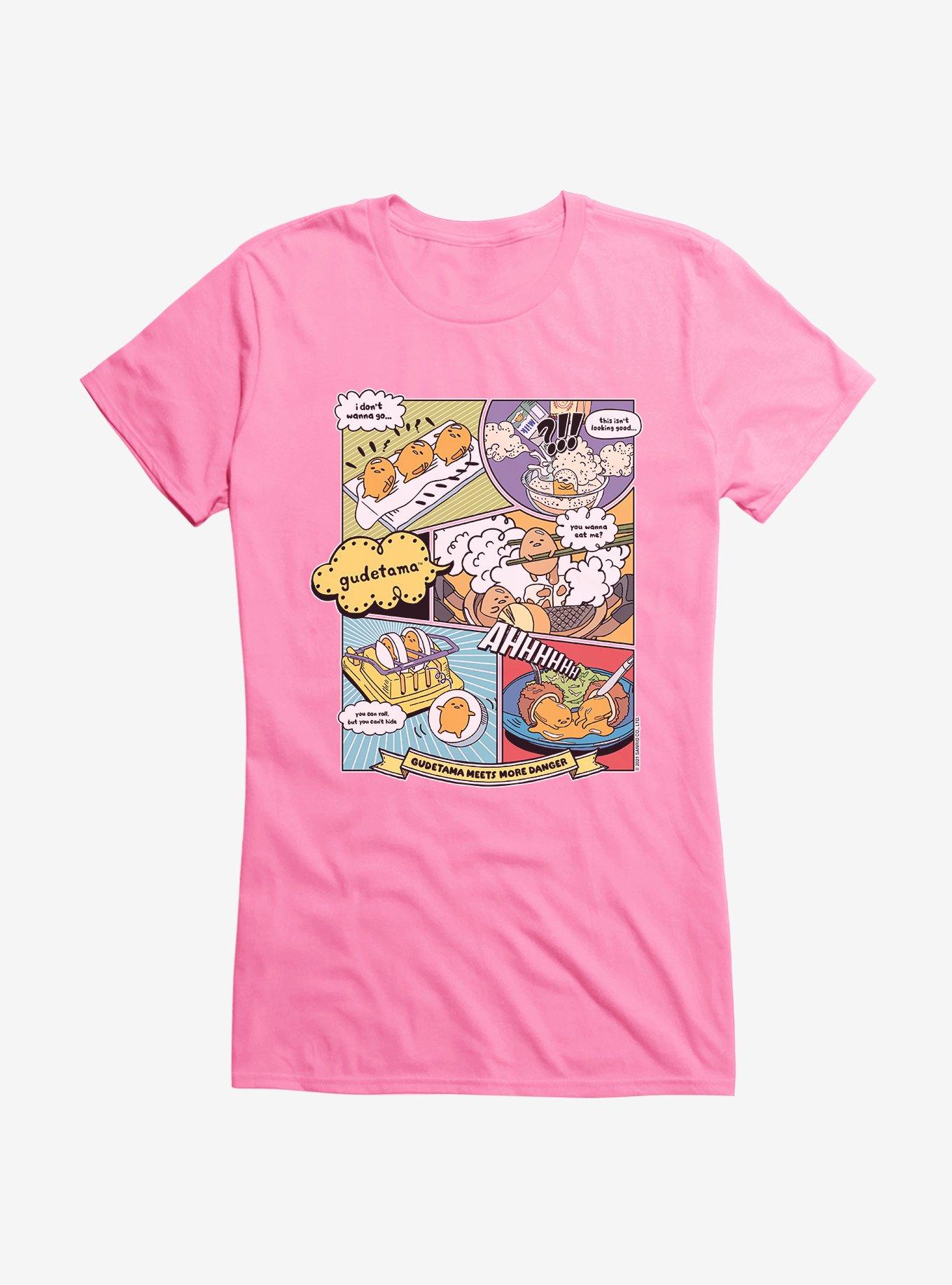 Gudetama Comic Strip Girls T-Shirt, , hi-res