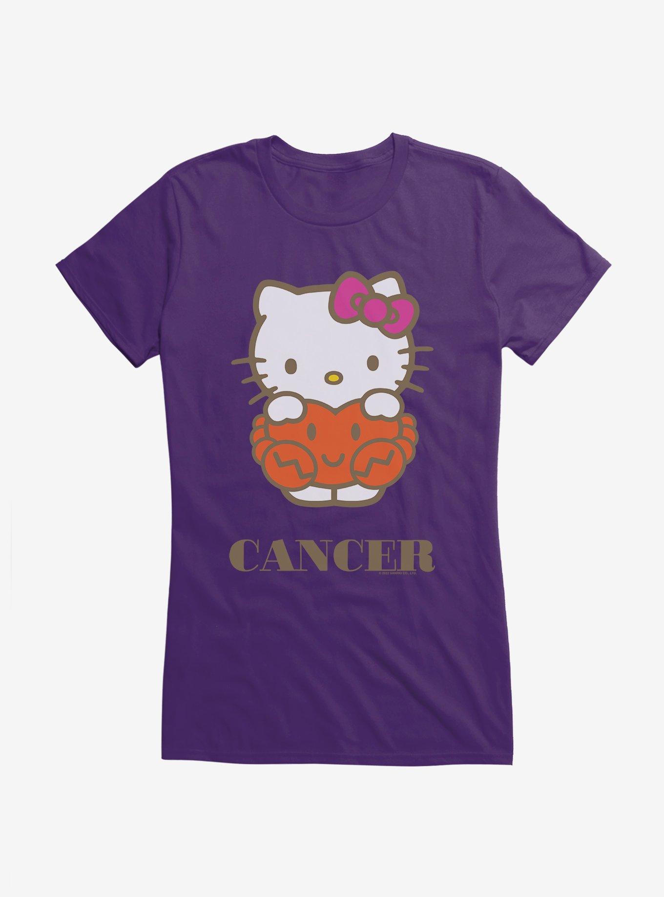 Hello Kitty Star Sign Cancer Girls T-Shirt, PURPLE, hi-res