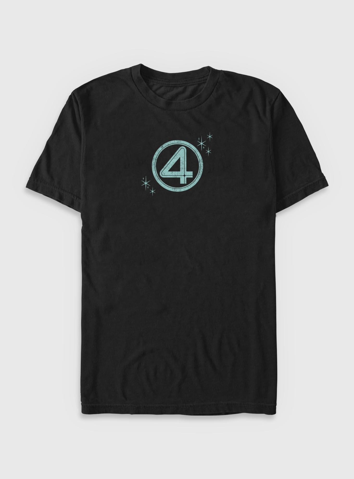 Marvel The Fantastic Four: First Steps Mr Fantastic Grunge T-Shirt BoxLunch Exclusive, BLACK, hi-res