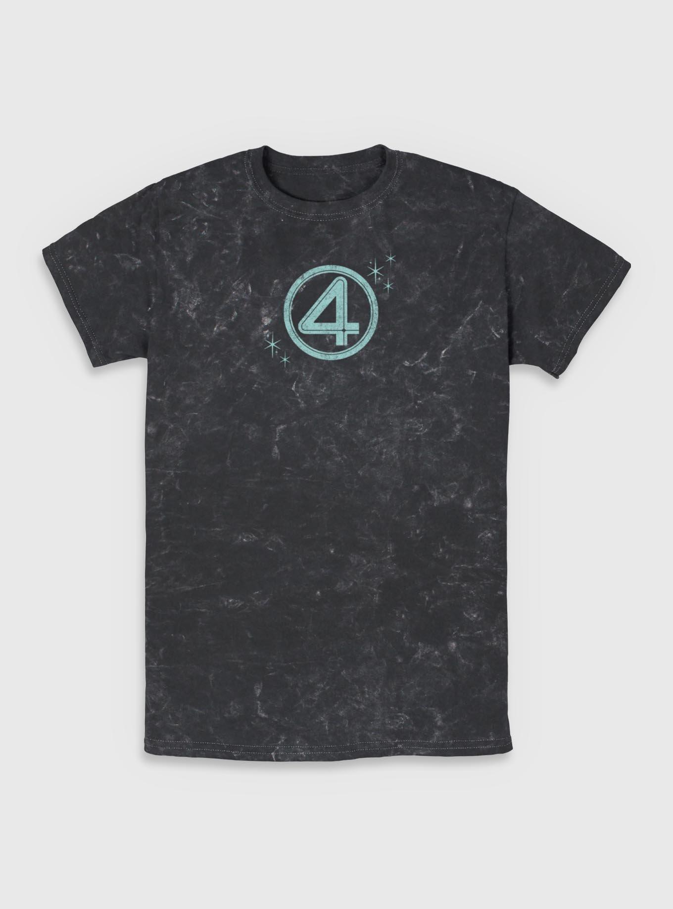 Marvel The Fantastic Four: First Steps Mr Fantastic Grunge Mineral Wash T-Shirt BoxLunch Exclusive, , hi-res