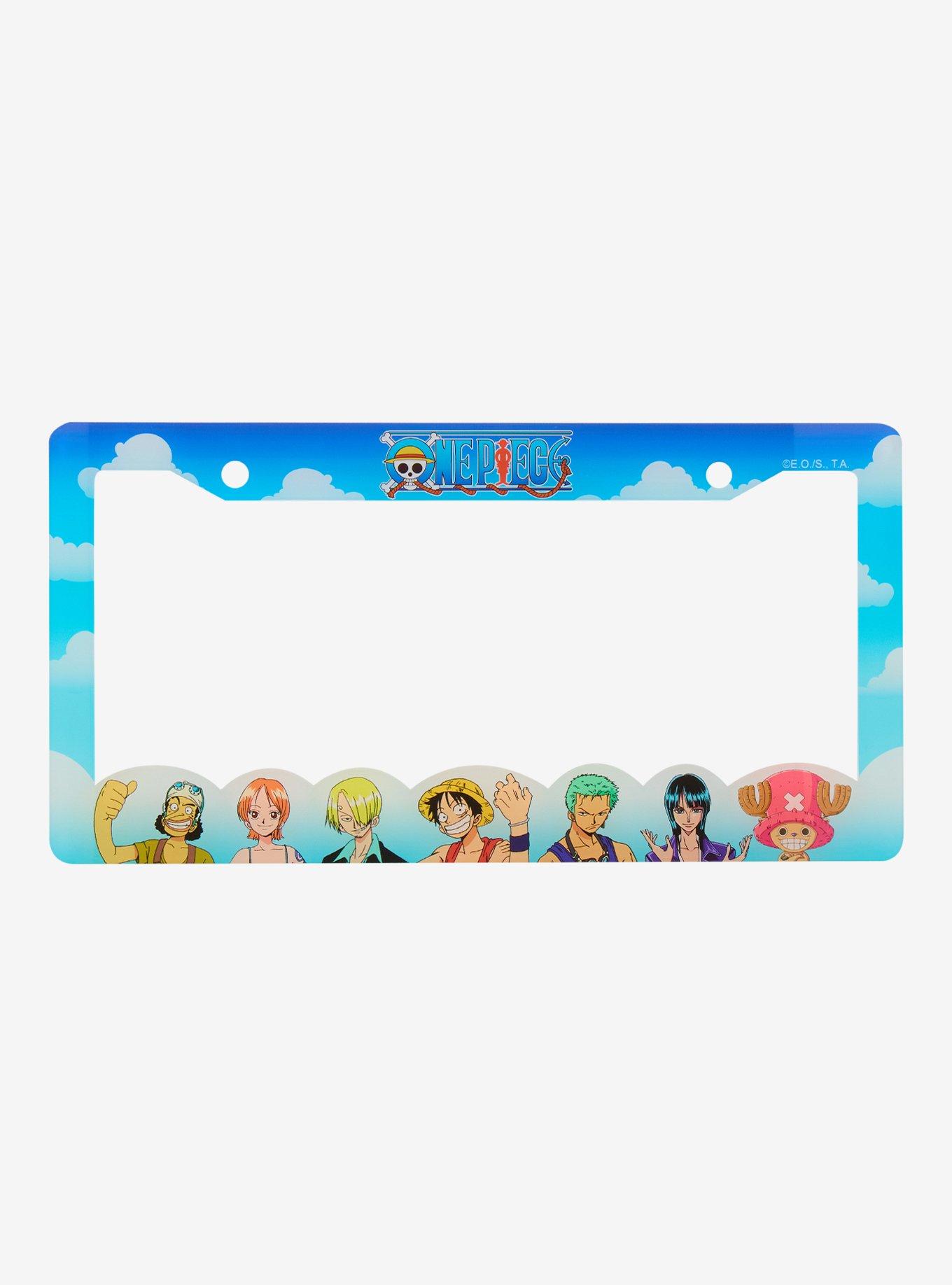 One Piece Straw Hat Pirates Sky License Plate Frame, , hi-res