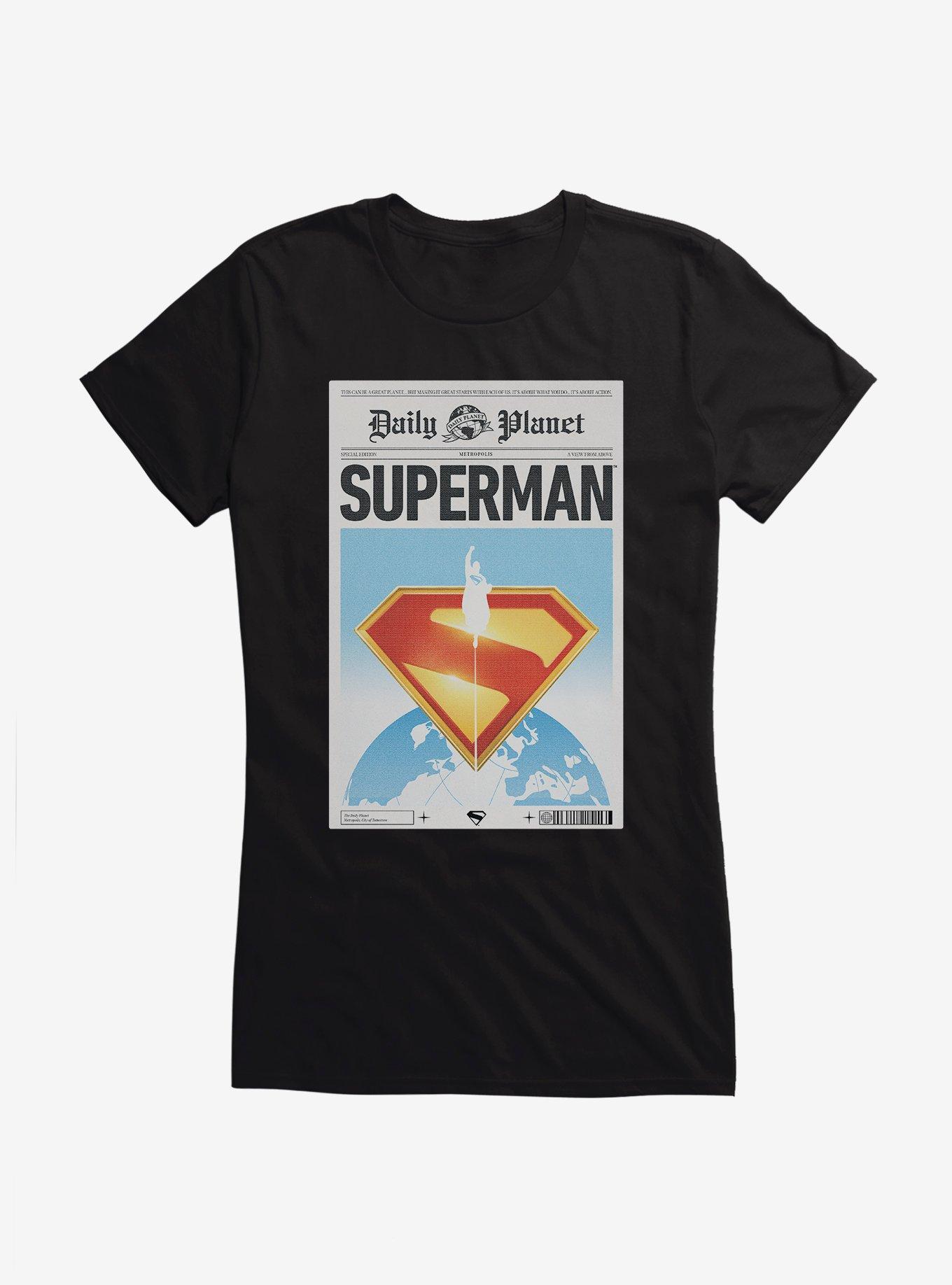 DC Comics Superman Daily Planet Front Page Girls T-Shirt, , hi-res