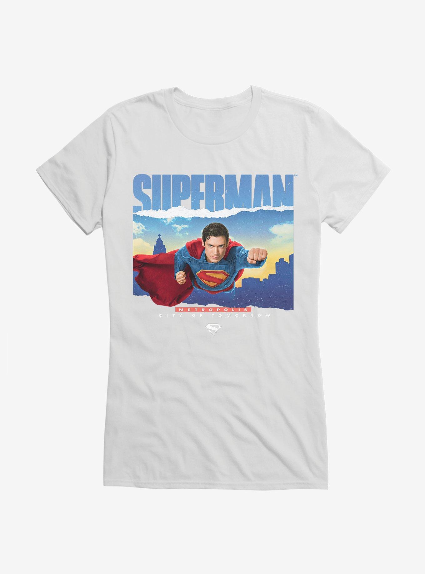DC Comics Superman Metropolis City Of Tomorrow Girls T-Shirt