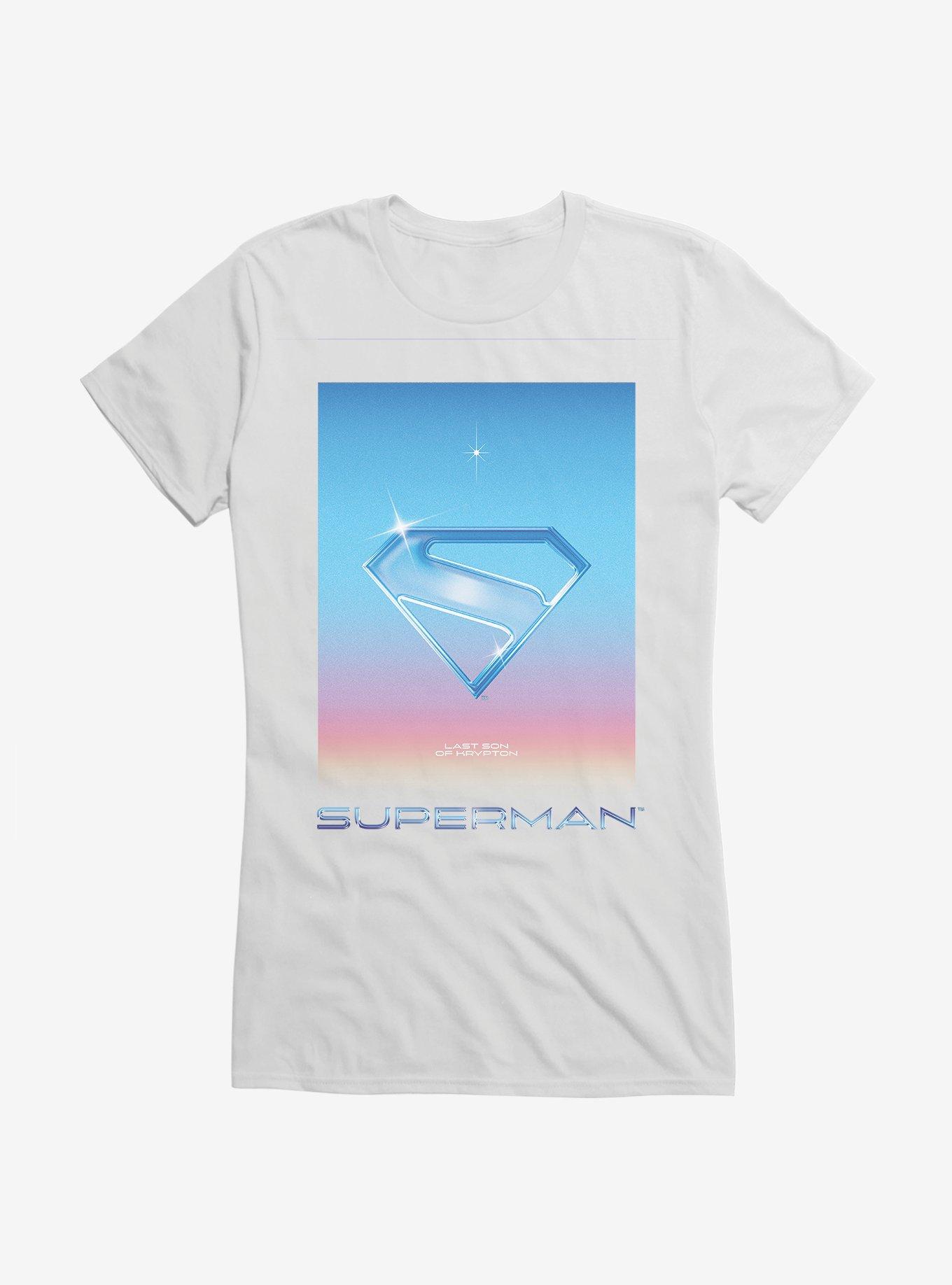 DC Comics Superman Crystal Logo Girls T-Shirt, , hi-res
