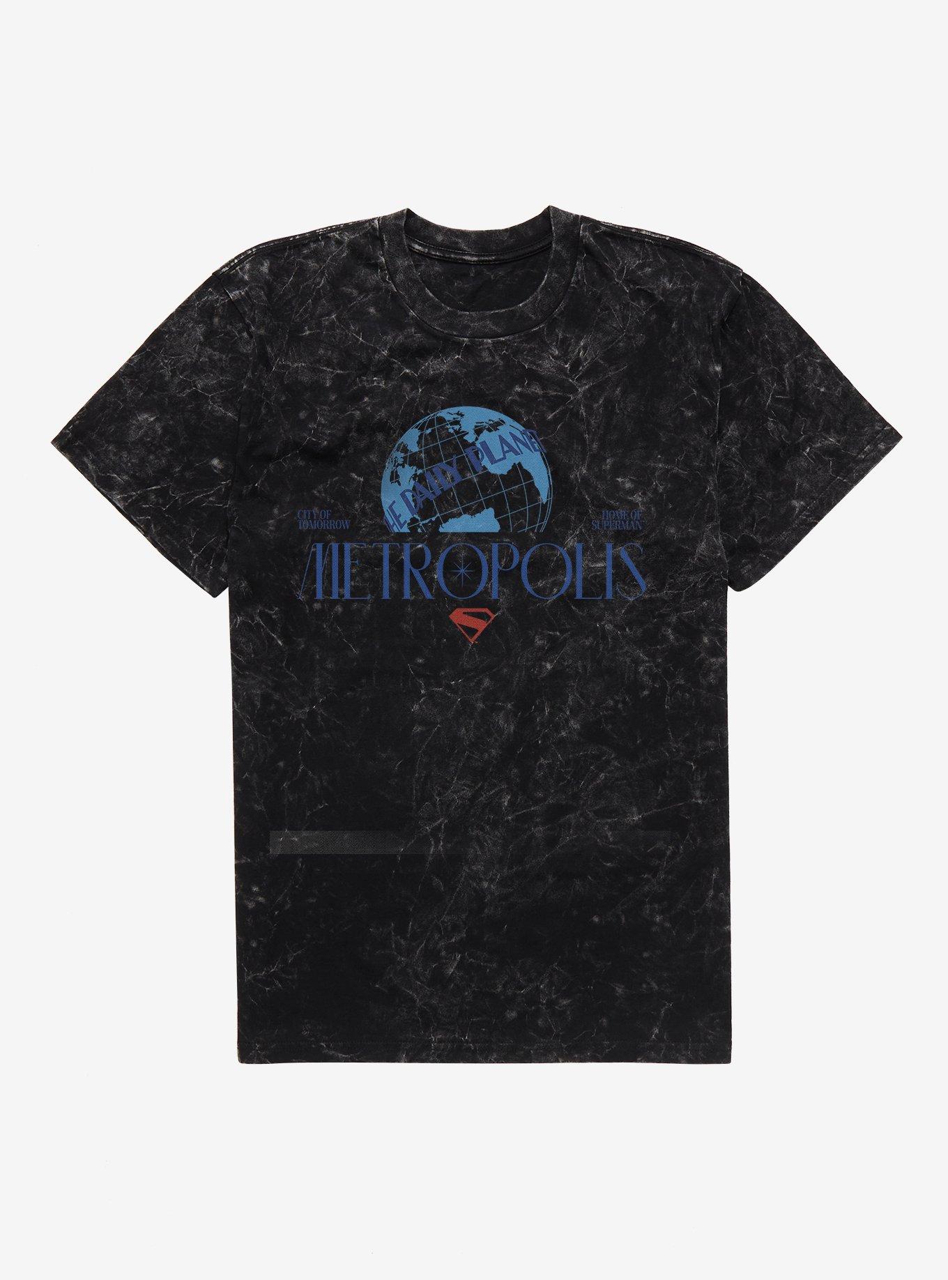 DC Comics Superman Metropolis Mineral Wash T-Shirt