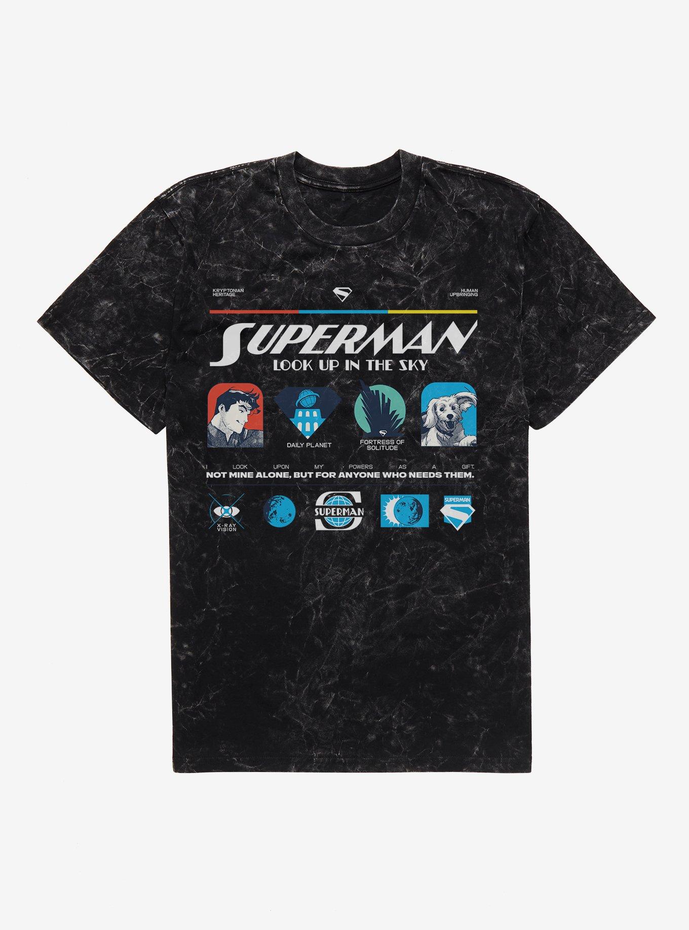 DC Comics Superman Kryptonian Heritage Mineral Wash T-Shirt, , hi-res