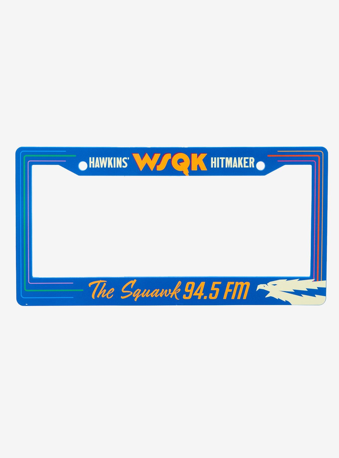 Stranger Things WSQK License Plate Frame - BoxLunch Exclusive