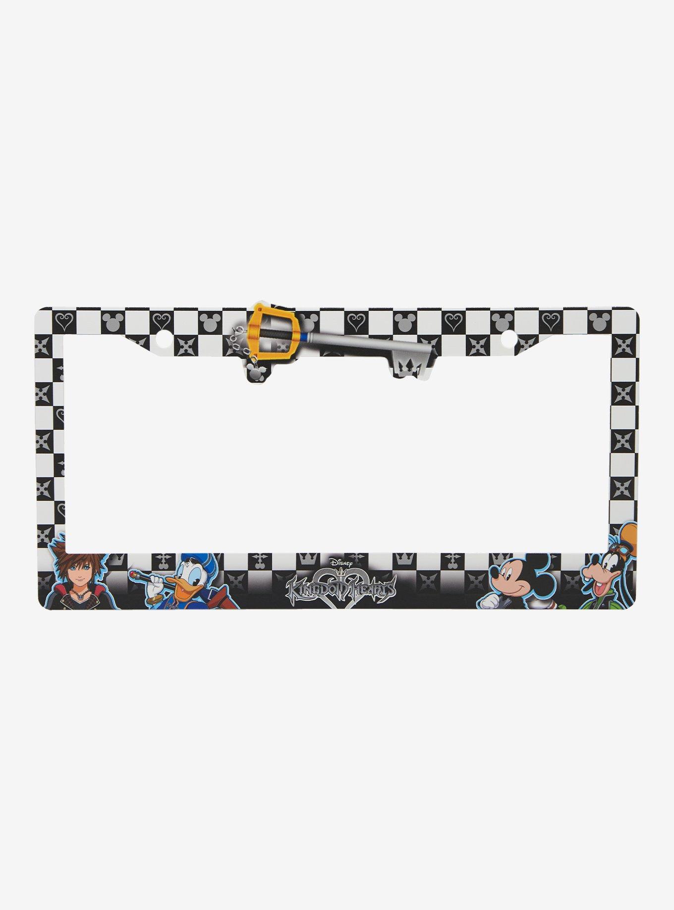 Kingdom Hearts Checkered License Plate Frame — BoxLunch Exclusive