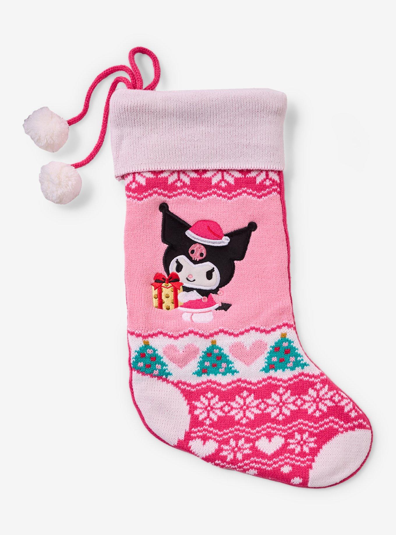 Sanrio Kuromi Knit Holiday Stocking &mdash; BoxLunch Exclusive, , hi-res