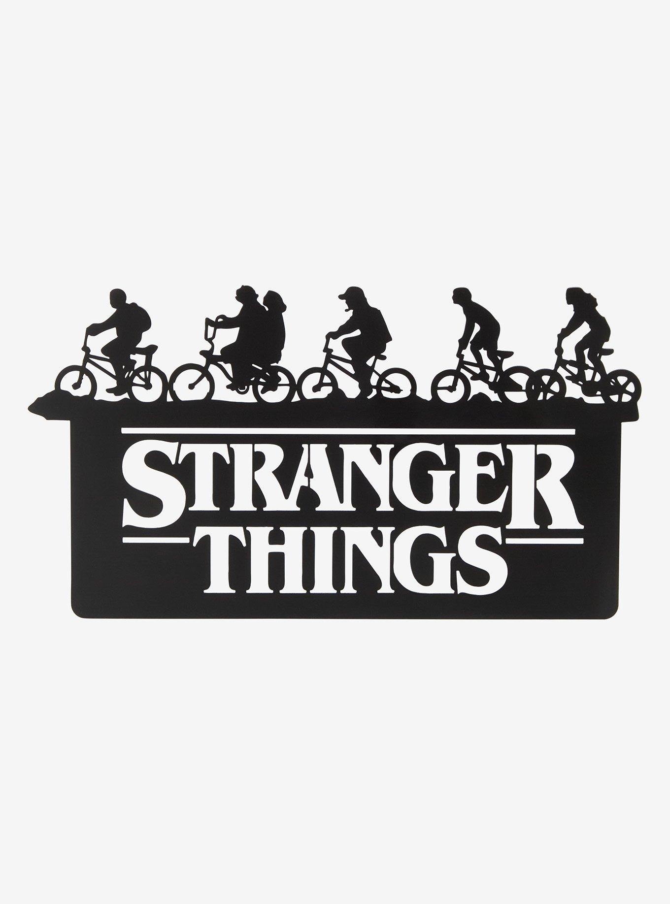 Stranger Things Silhouettes Metal Wall Art - BoxLunch Exclusive, , hi-res