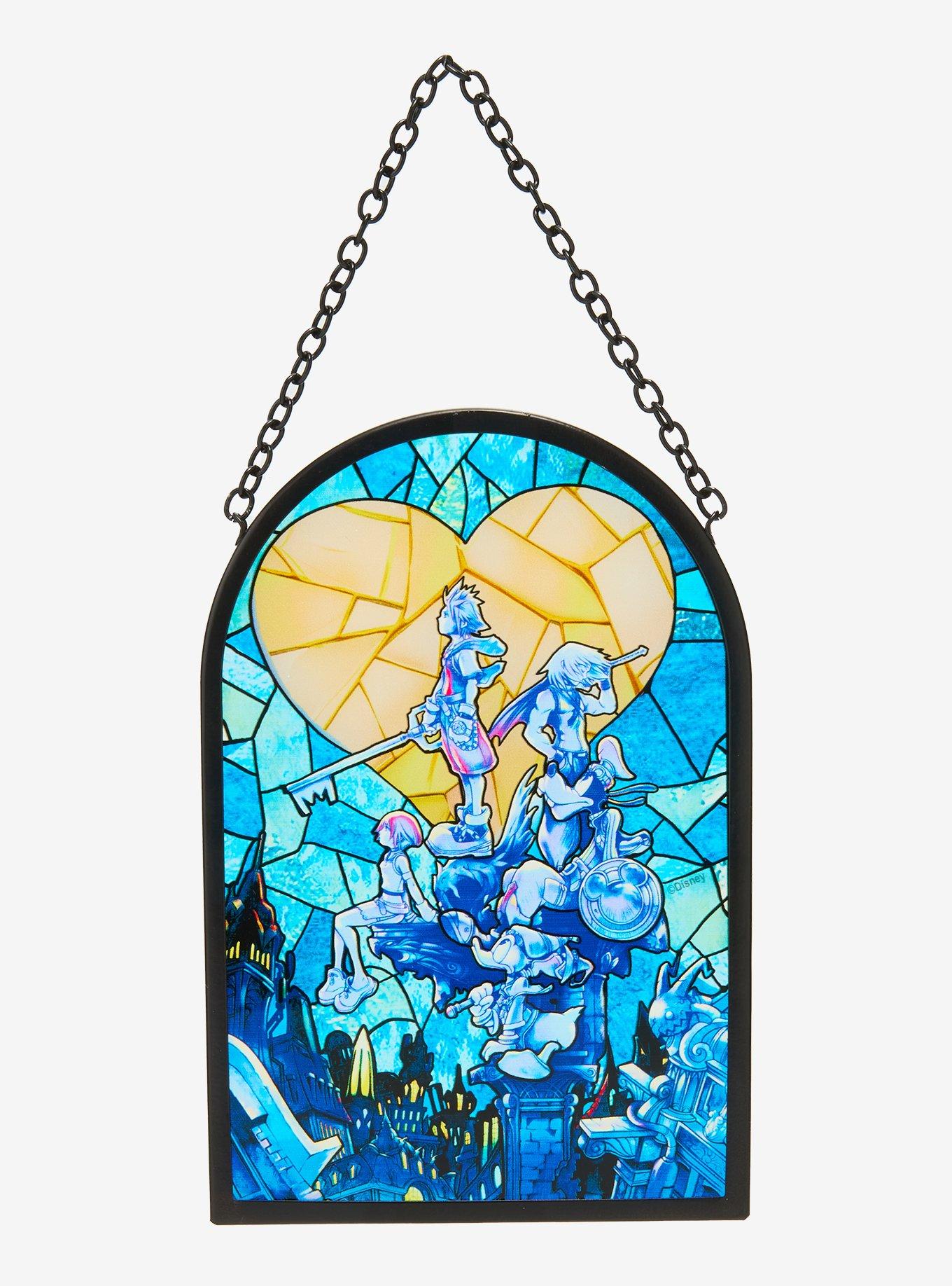 Disney Kingdom Hearts Stained Glass Portrait Wall Art - BoxLunch Exclusive, , hi-res