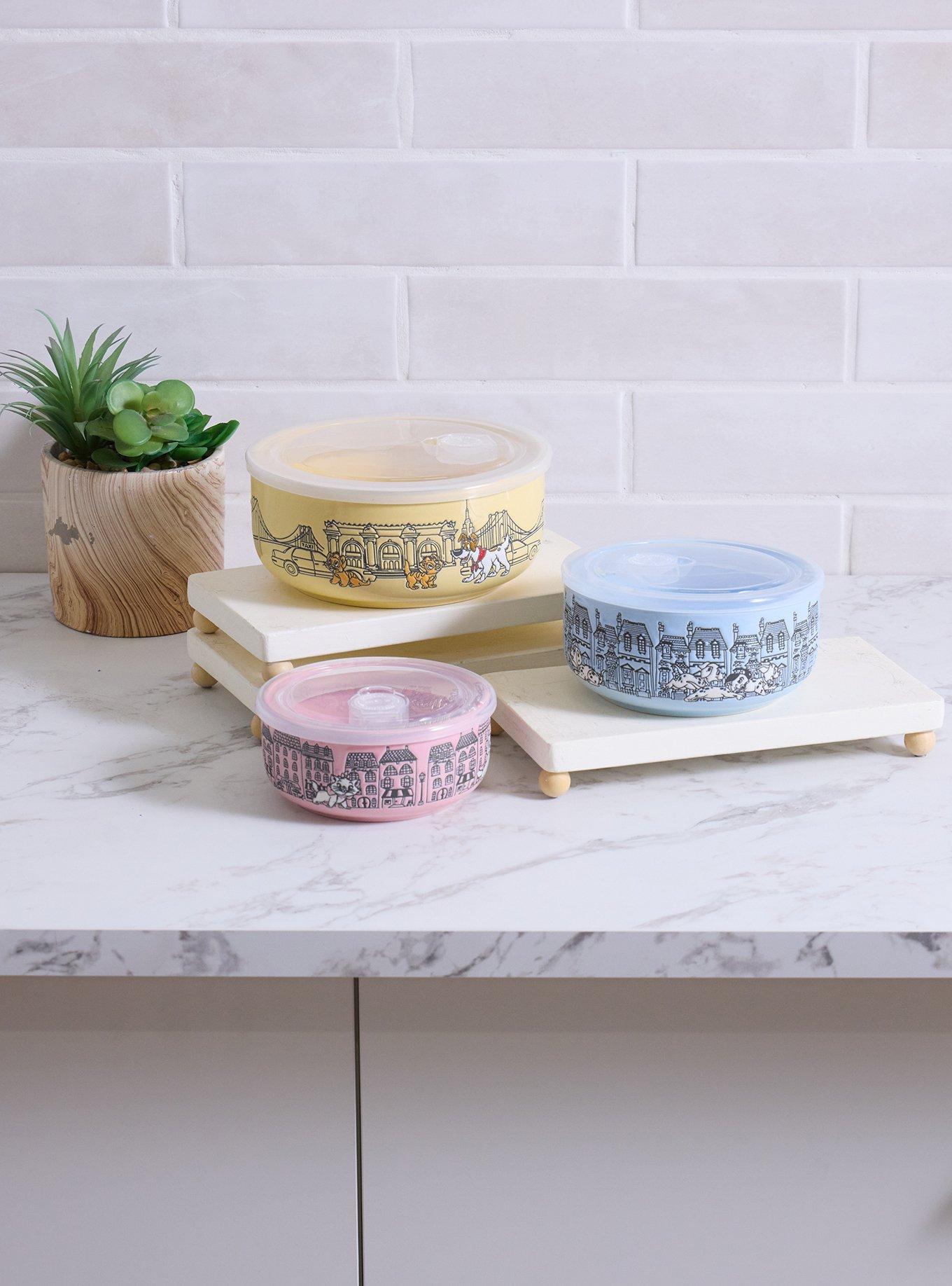Disney Pets Scenic Wax Resist Storage Bowl Set - BoxLunch Exclusive, , hi-res