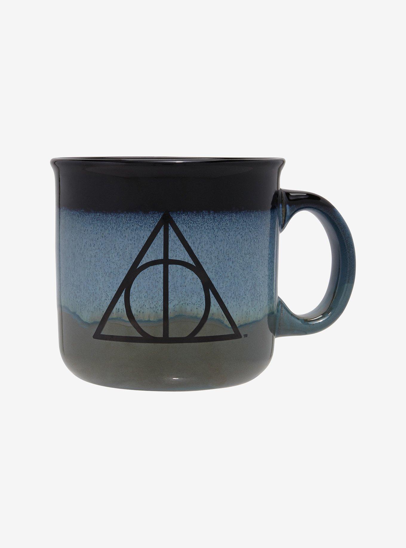 Harry Potter Deathly Hallows Glazed Mug — BoxLunch Exclusive, , hi-res