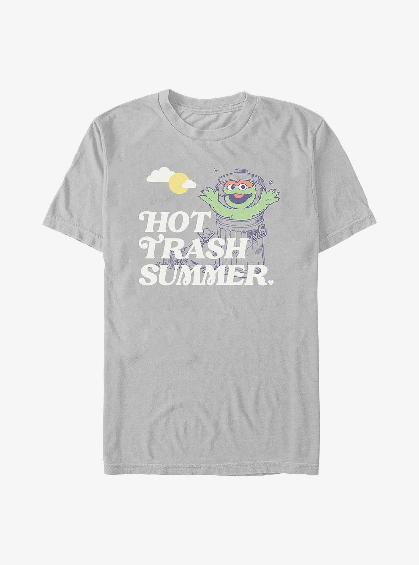 Sesame Street Hot Trash Summer Oscar The Grouch T-Shirt