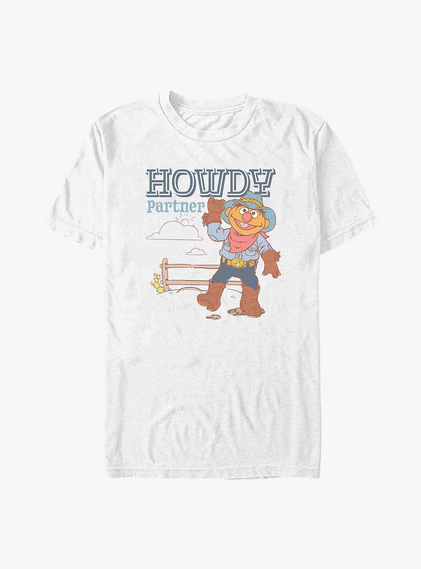 Sesame Street Howdy Partner Ernie T-Shirt, WHITE, hi-res
