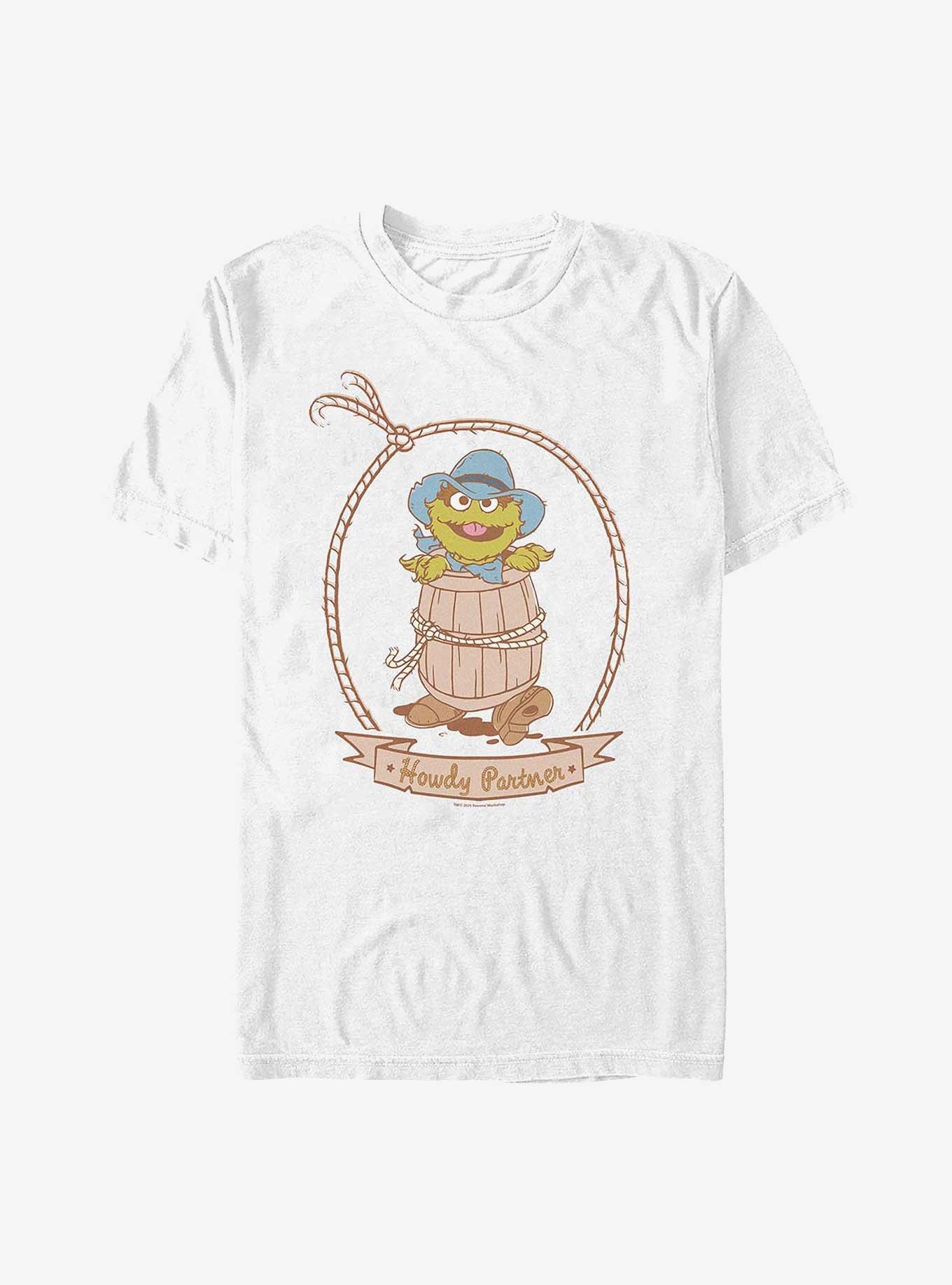 Sesame Street Howdy Partner Oscar The Grouch T-Shirt, , hi-res