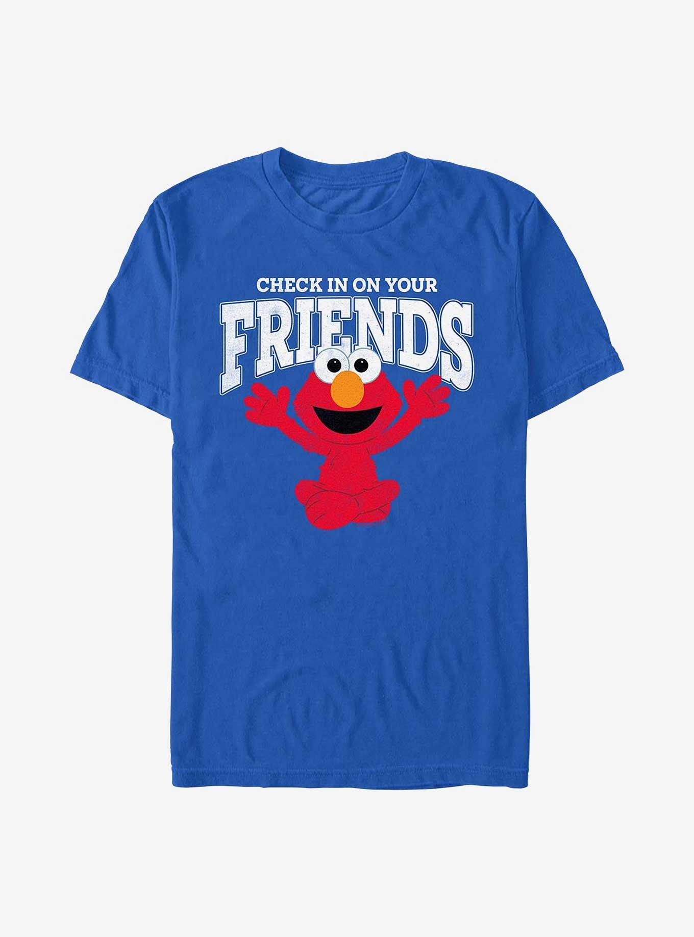 Sesame Street Elmo Check On Your Friends T-Shirt, ROYAL, hi-res