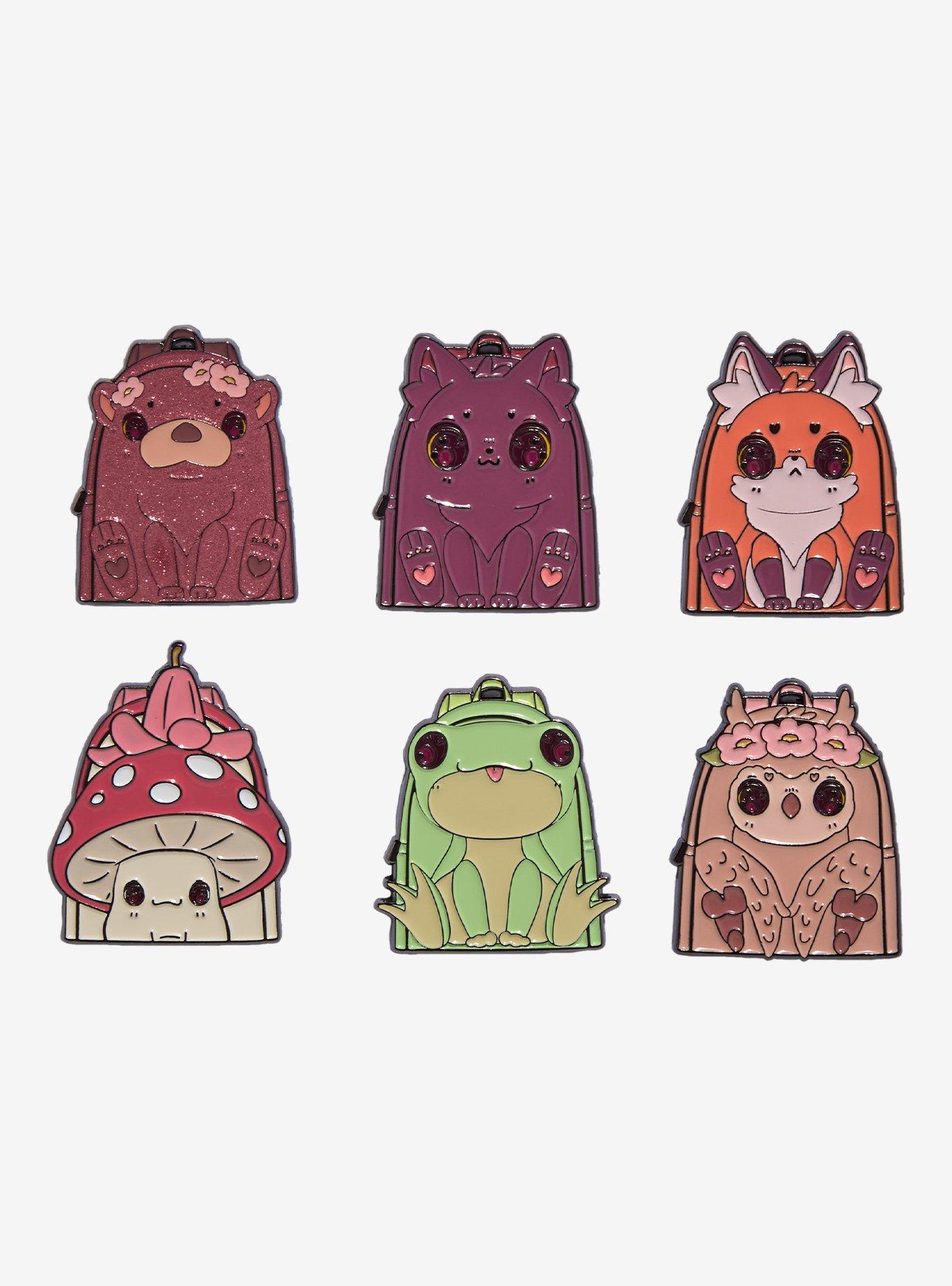 Forest Creature Backpack Blind Bag Enamel Pin Naomi Lord Art Hot Topic Exclusive, , hi-res