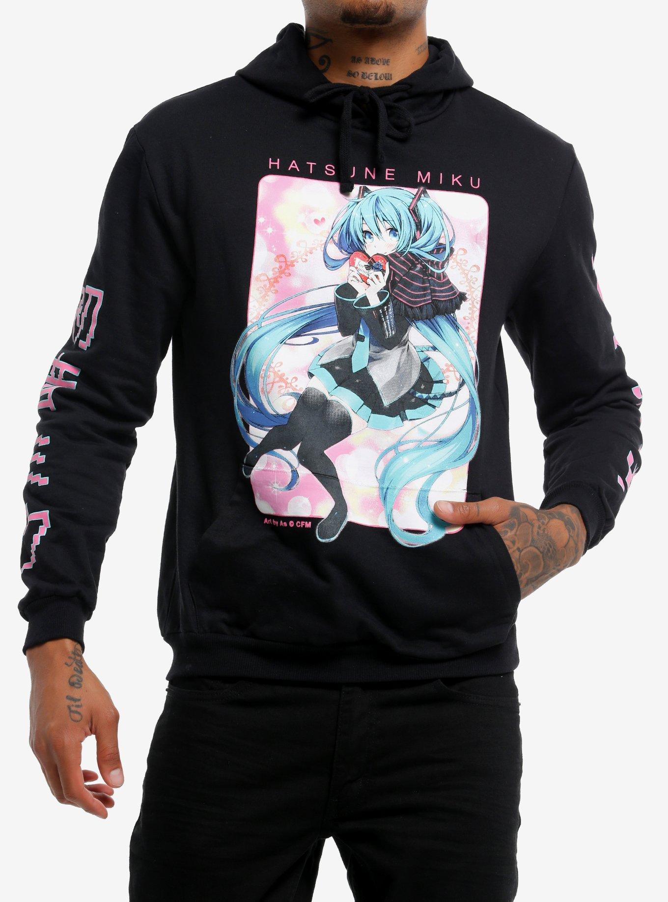 Hatsune Miku Winter Outfit Hoodie, , hi-res