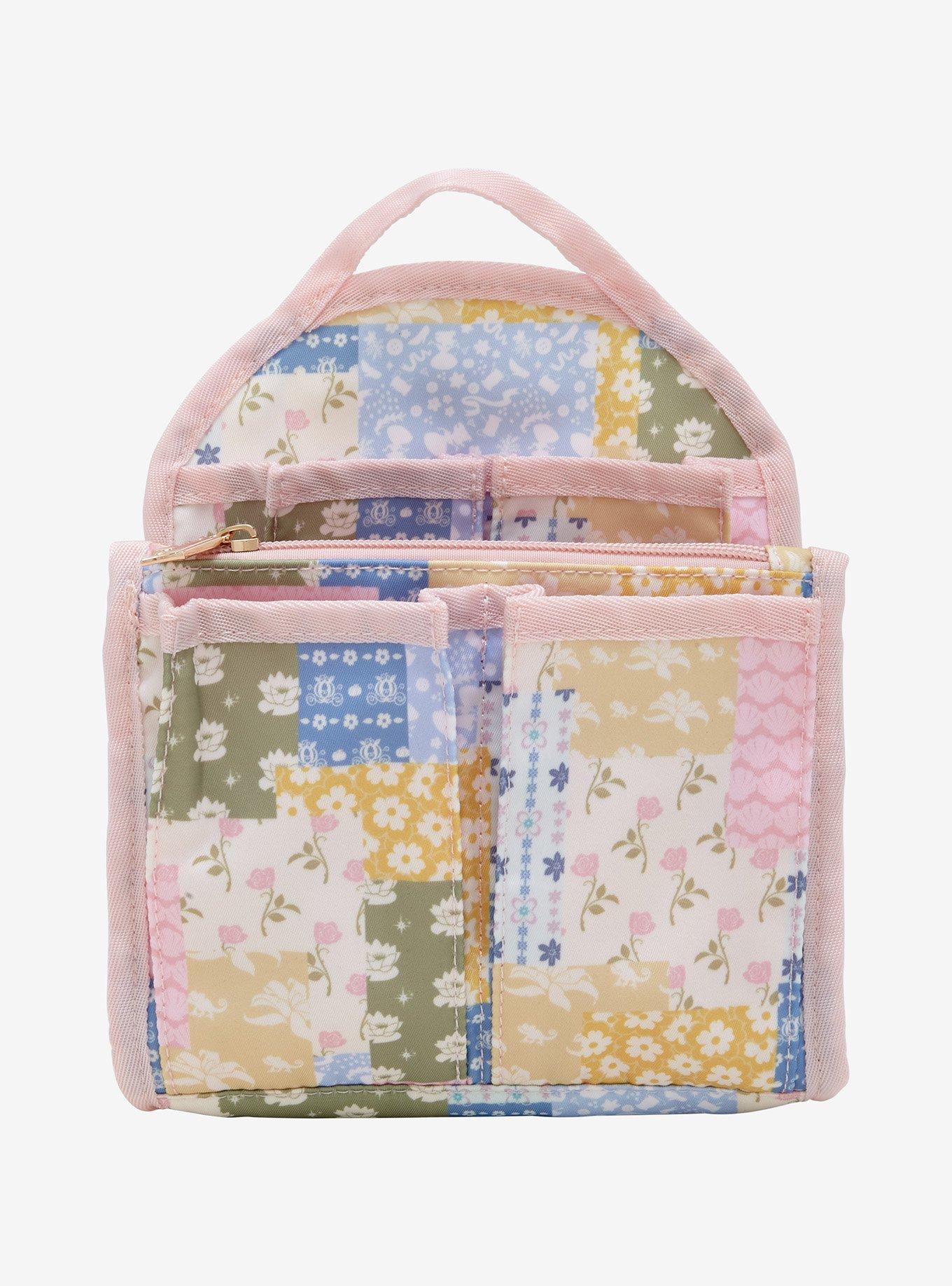 Disney Princess Icons Patchwork Mini Backpack Organizer - BoxLunch Exclusive, , hi-res