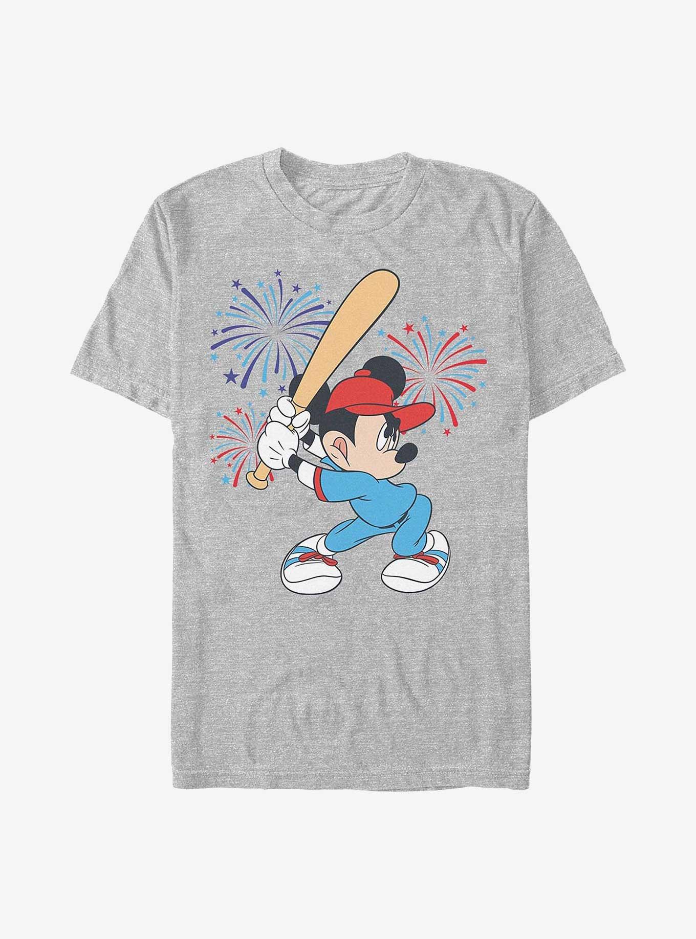 Disney Mickey Mouse Mickey Burst T-Shirt, ATH HTR, hi-res
