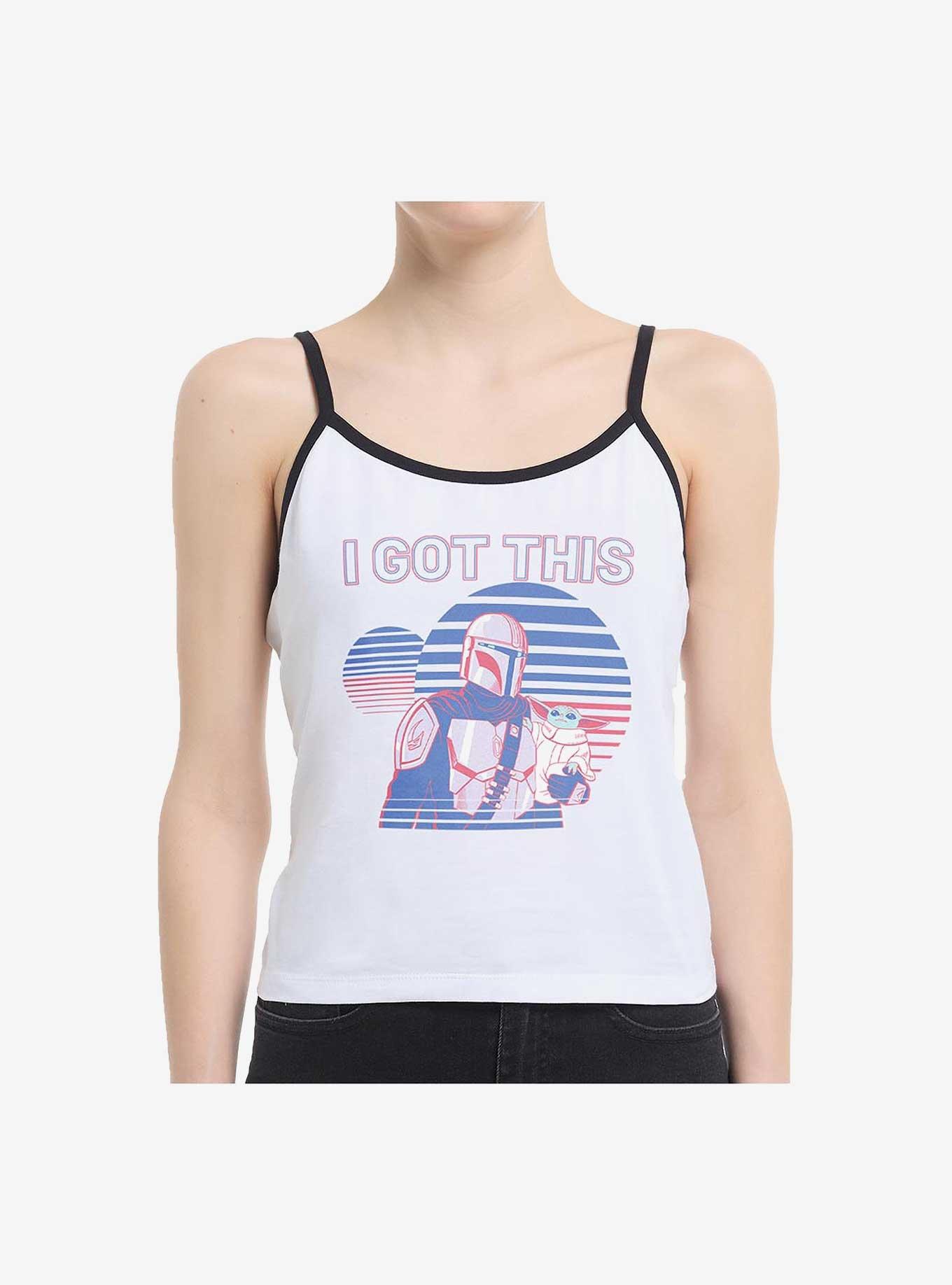 Star Wars The Mandalorian Got Stripes Junior Cami, WHITE, hi-res