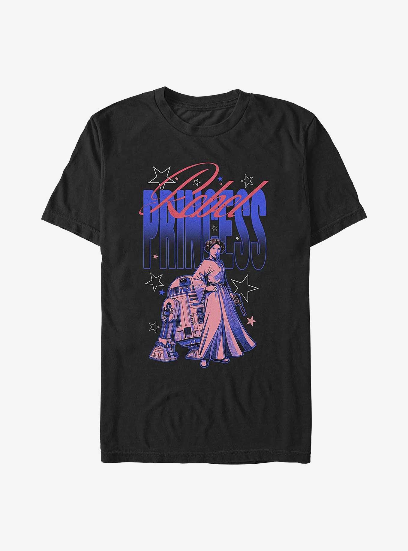 Star Wars Rebel Princess Stars T-Shirt, BLACK, hi-res
