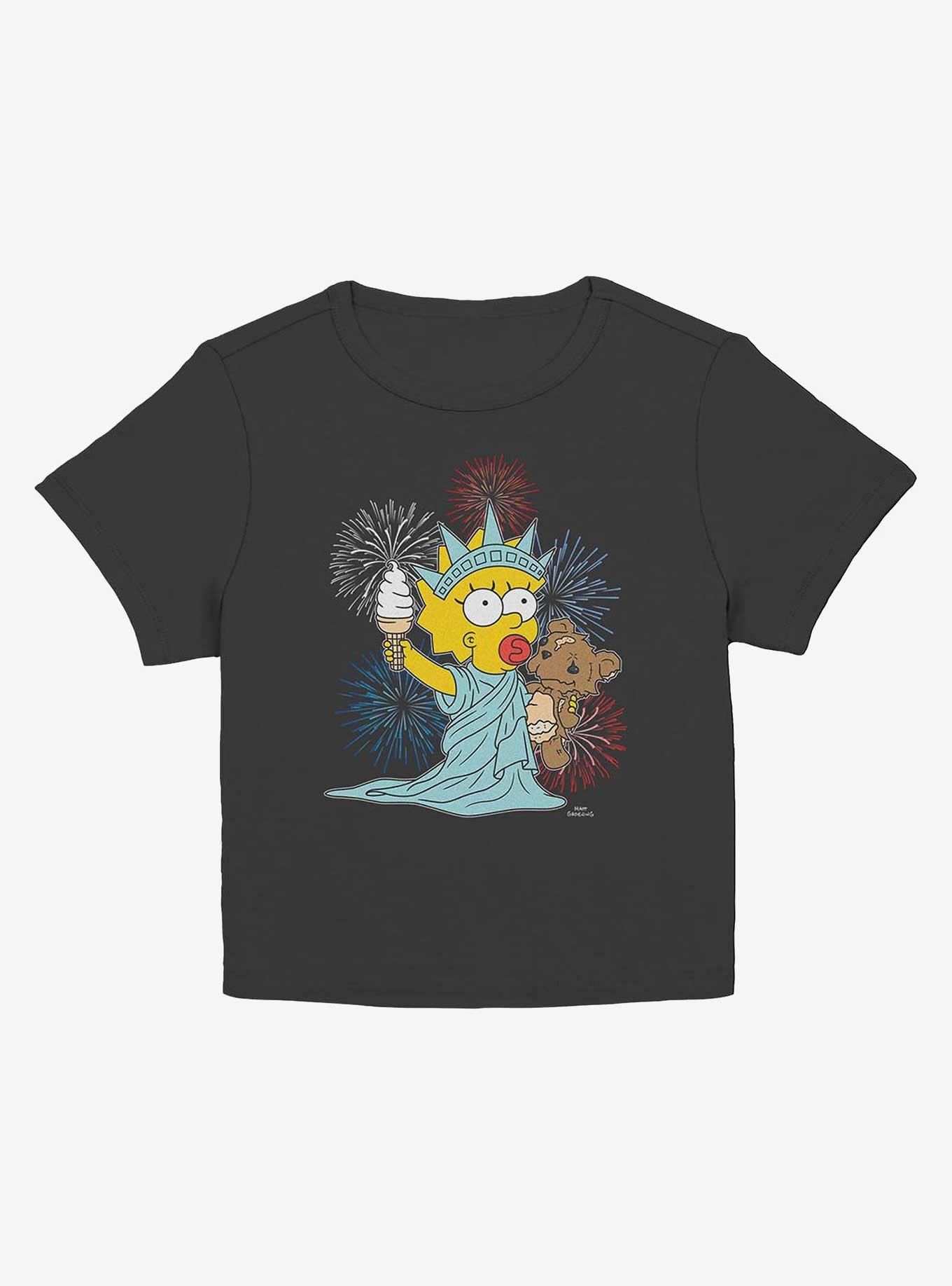 The Simpsons Fireworks Maggie Junior Baby Tee, , hi-res