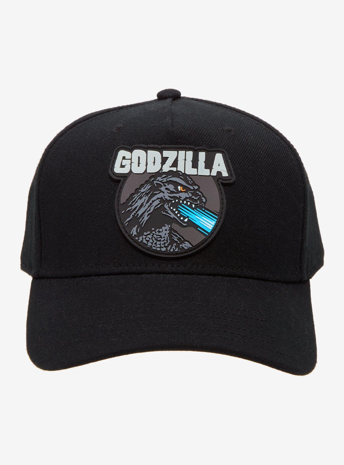 Godzilla Blue Flames Black Ball Cap — BoxLunch Exclusive, , hi-res