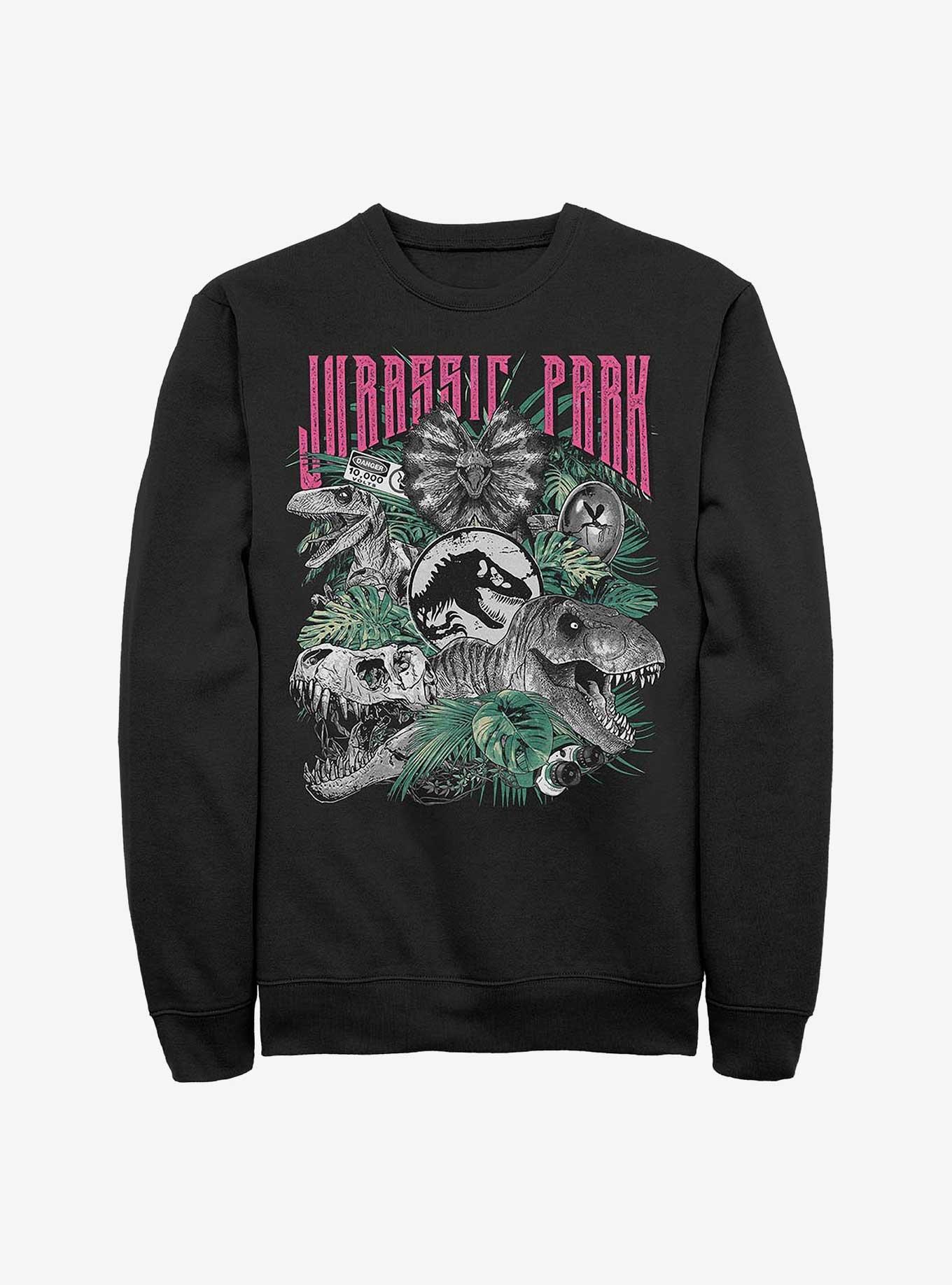 NULL Jurassic Park Iconic Dinosaurs Sweatshirt Hot Topic Exclusive