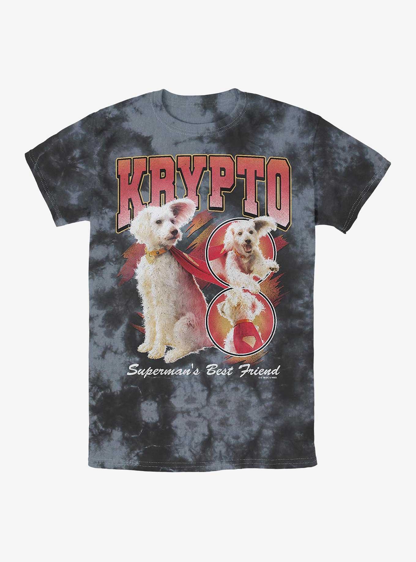 DC Comics Superman Krypto Superman's Best Friend Tie-Dye T-Shirt Hot Topic Web Exclusive, , hi-res