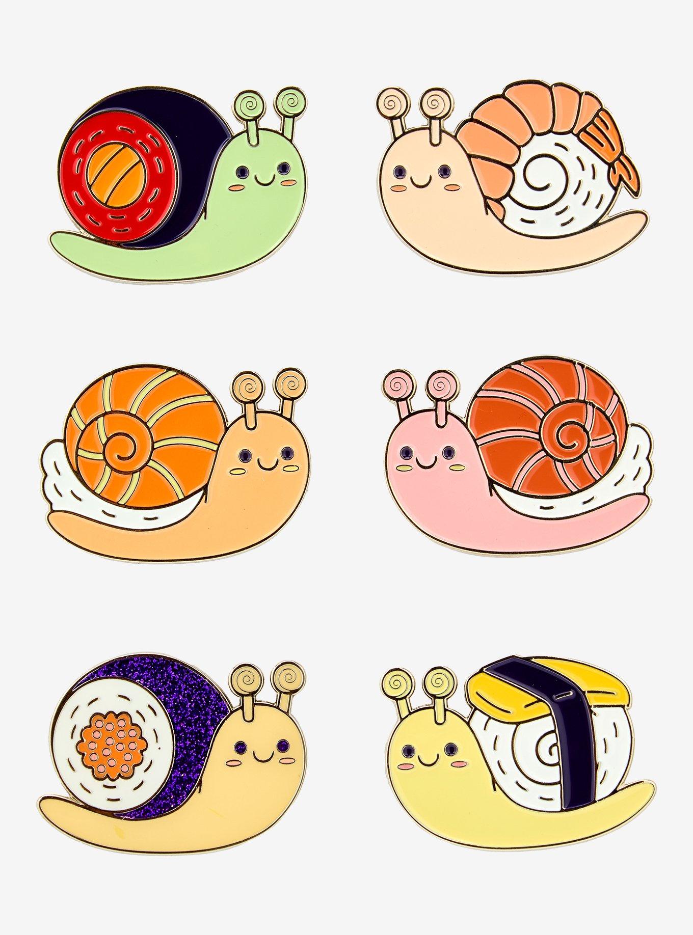 Snushi Sushi Snails Blind Box Enamel Pin - BoxLunch Exclusive, , hi-res