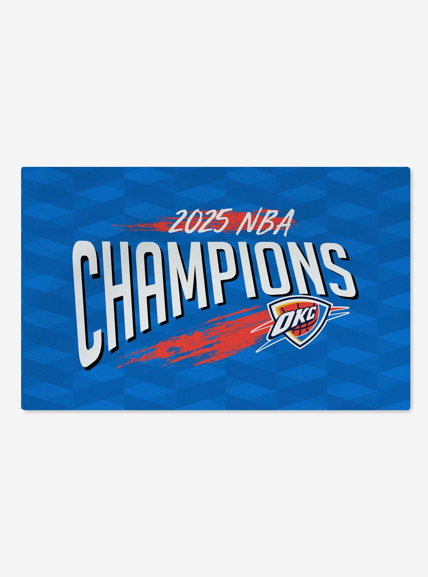 NBA Oklahoma City Thunder Worthy Washable Rug, , hi-res