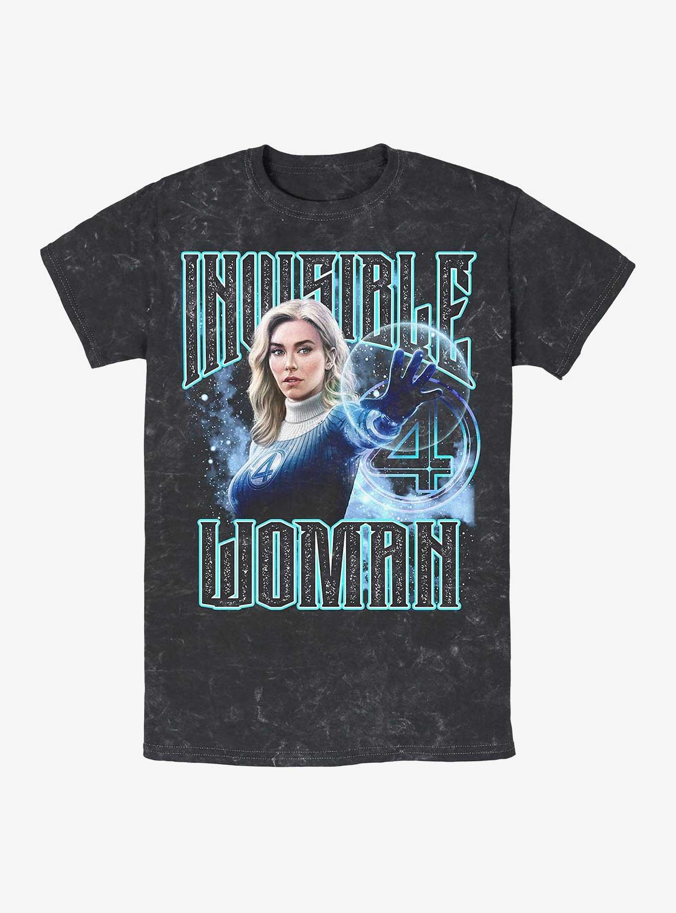 Marvel The Fantastic Four: First Steps Invisible Woman Mineral Wash T-Shirt Hot Topic Web Exclusive, , hi-res
