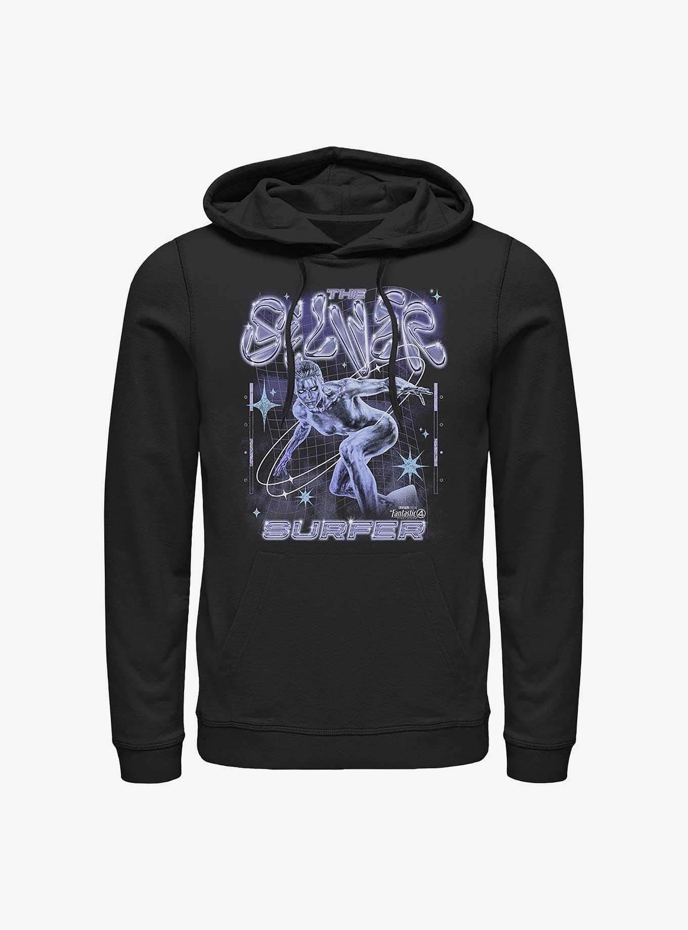 Marvel The Fantastic Four: First Steps Silver Surfer Hoodie Hot Topic Web Exclusive, , hi-res
