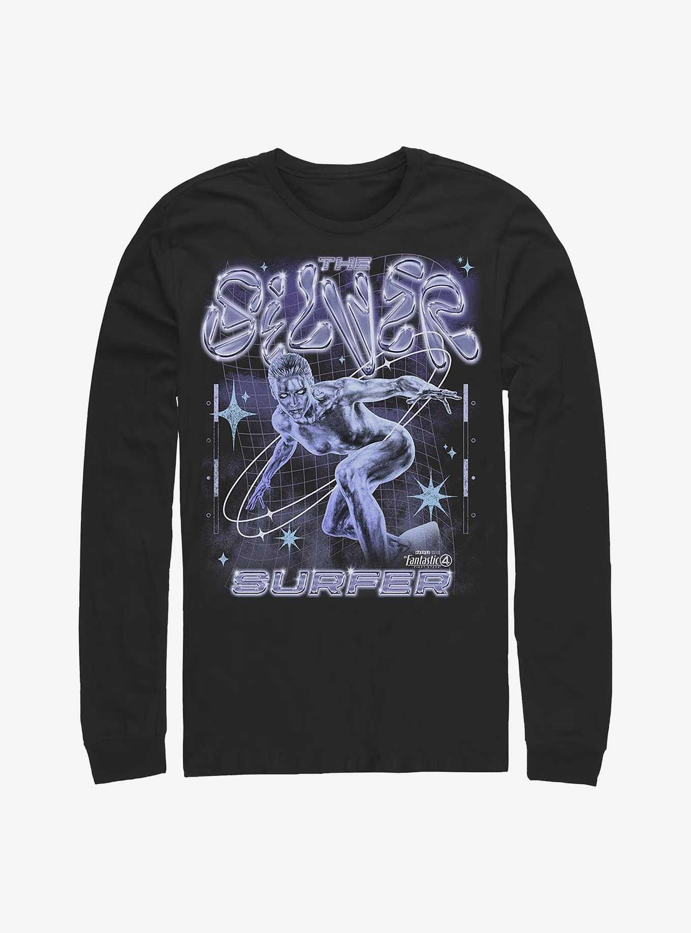 Marvel The Fantastic Four: First Steps Silver Surfer Long-Sleeve T-Shirt Hot Topic Exclusive