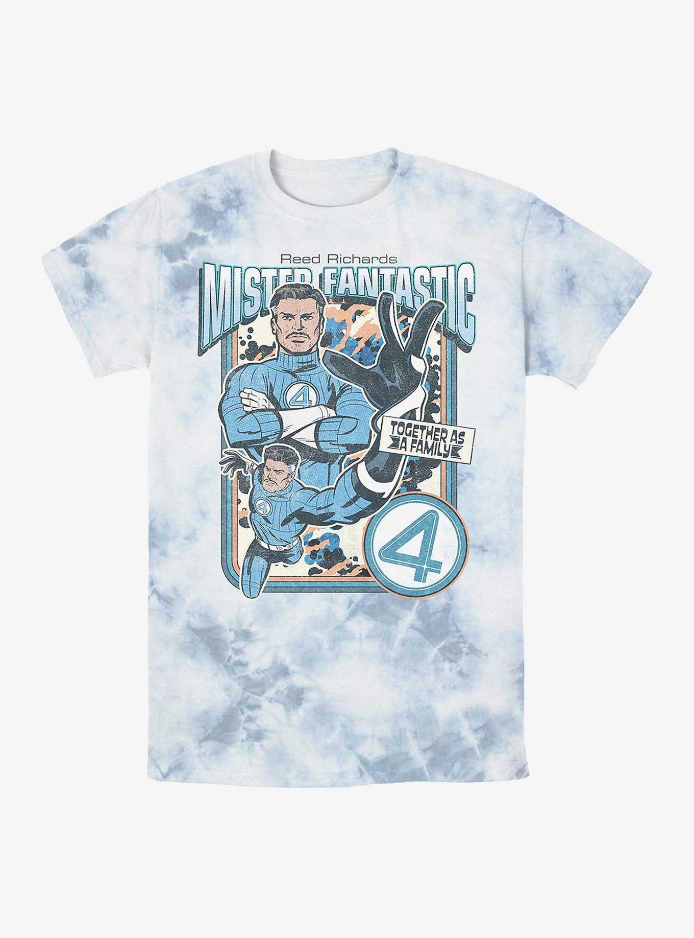 Marvel The Fantastic Four: First Steps Mister Fantastic Reed Tie-Dye T-Shirt Hot Topic Web Exclusive, , hi-res