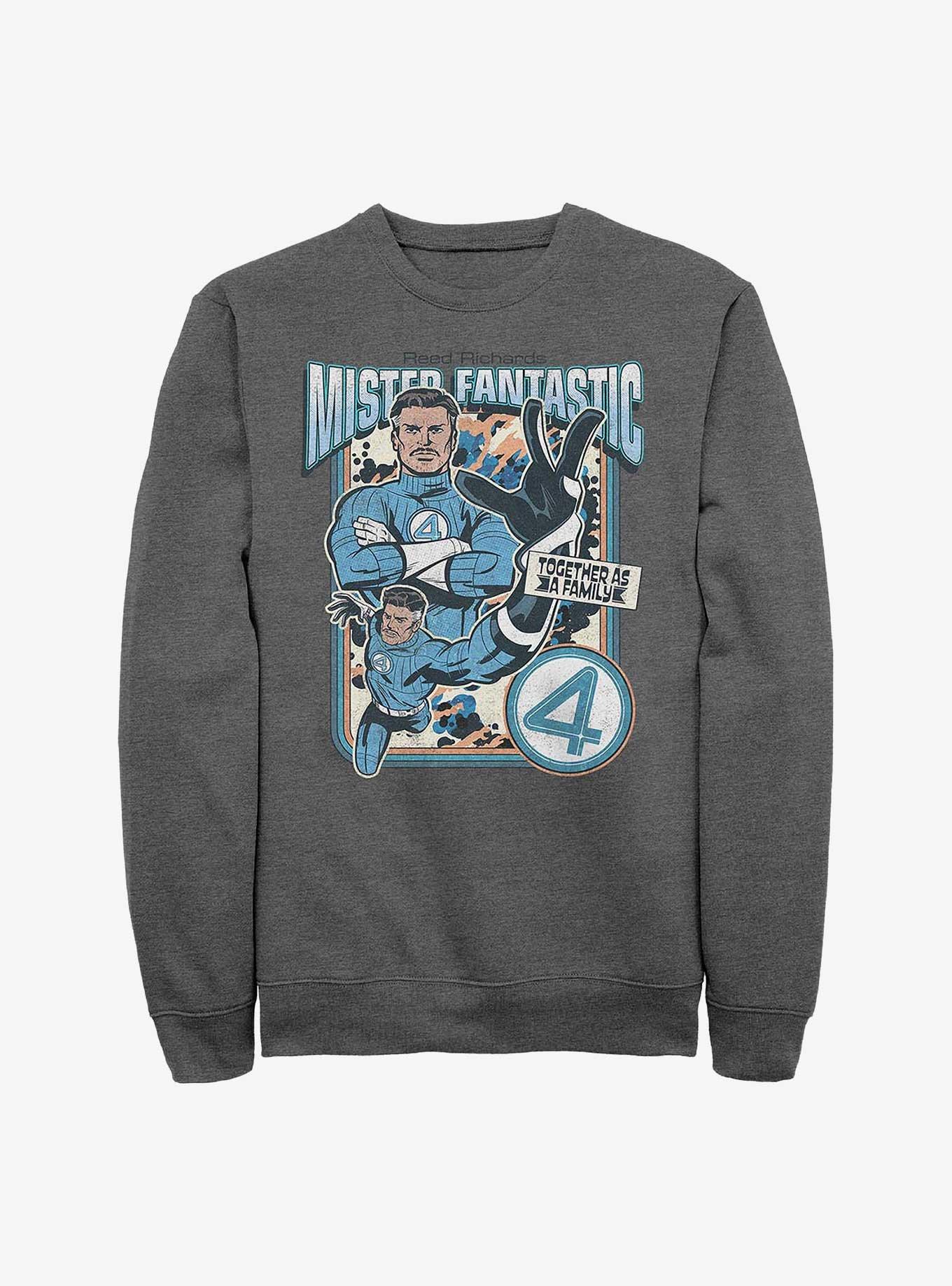 Marvel The Fantastic Four: First Steps Mister Fantastic Reed Sweatshirt Hot Topic Web Exclusive, , hi-res