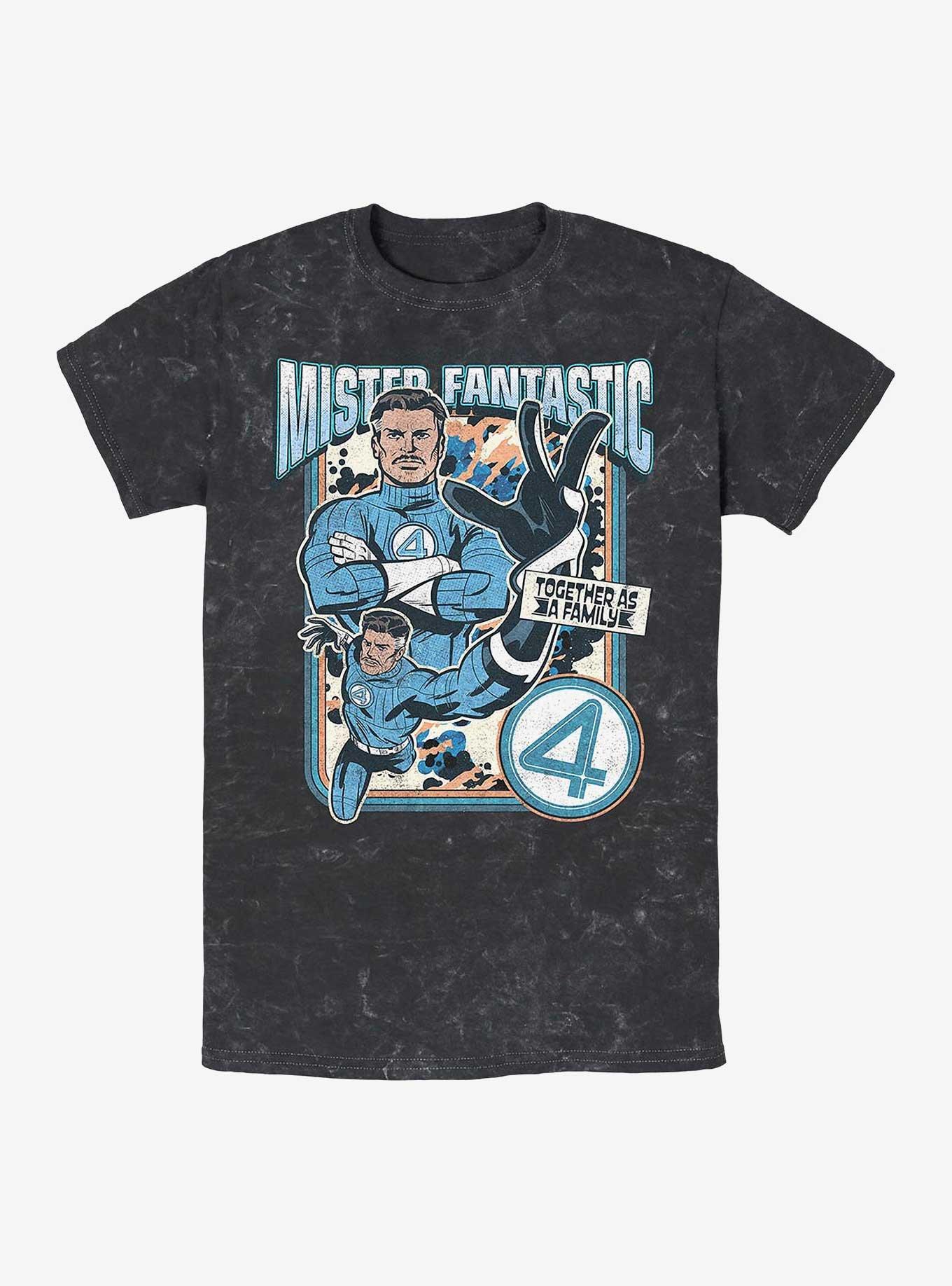 Marvel The Fantastic Four: First Steps Mister Fantastic Reed Mineral Wash T-Shirt Hot Topic Web Exclusive, , hi-res