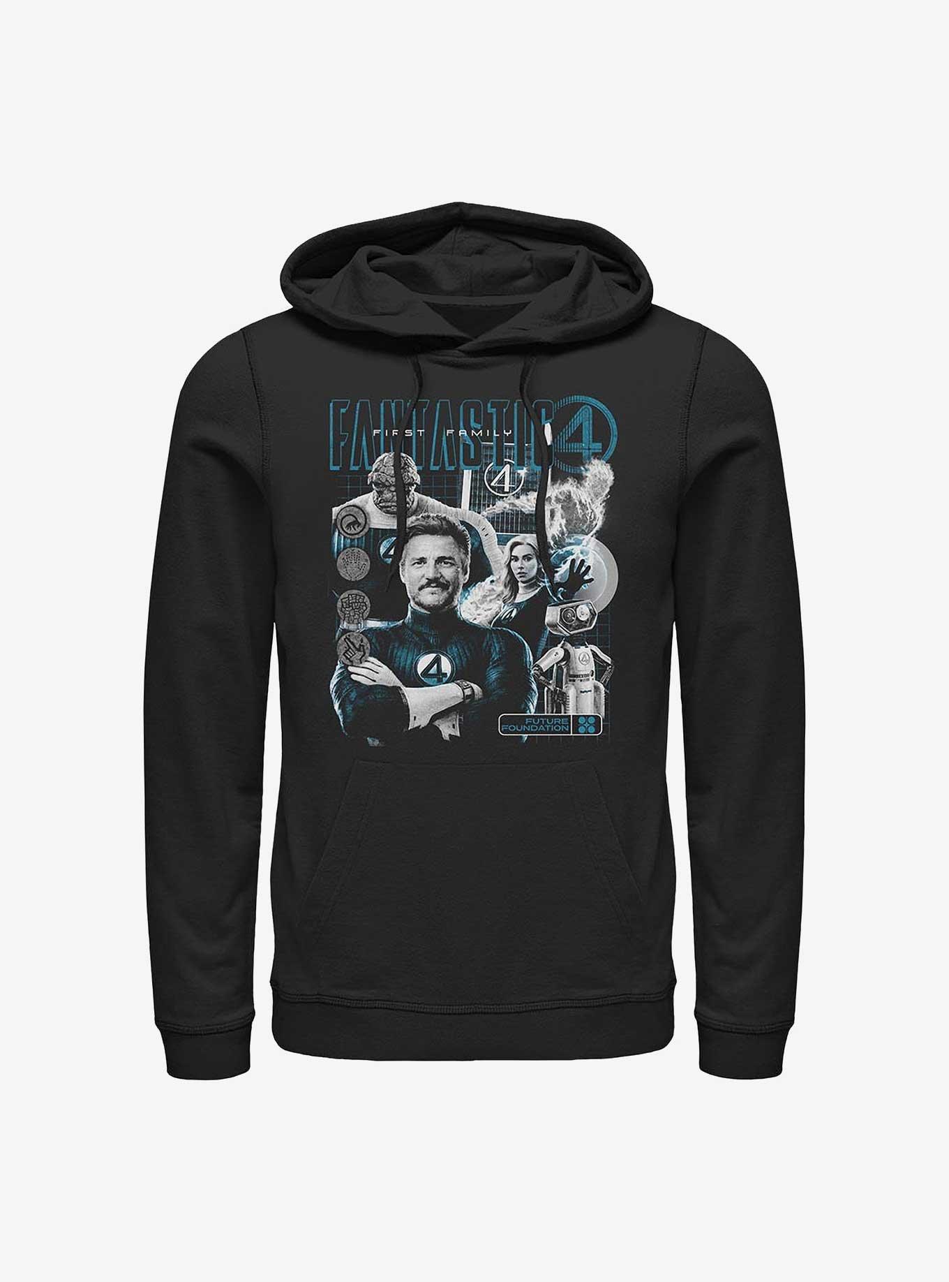 Marvel The Fantastic Four: First Steps Club Fantastic Hoodie Hot Topic Web Exclusive, , hi-res