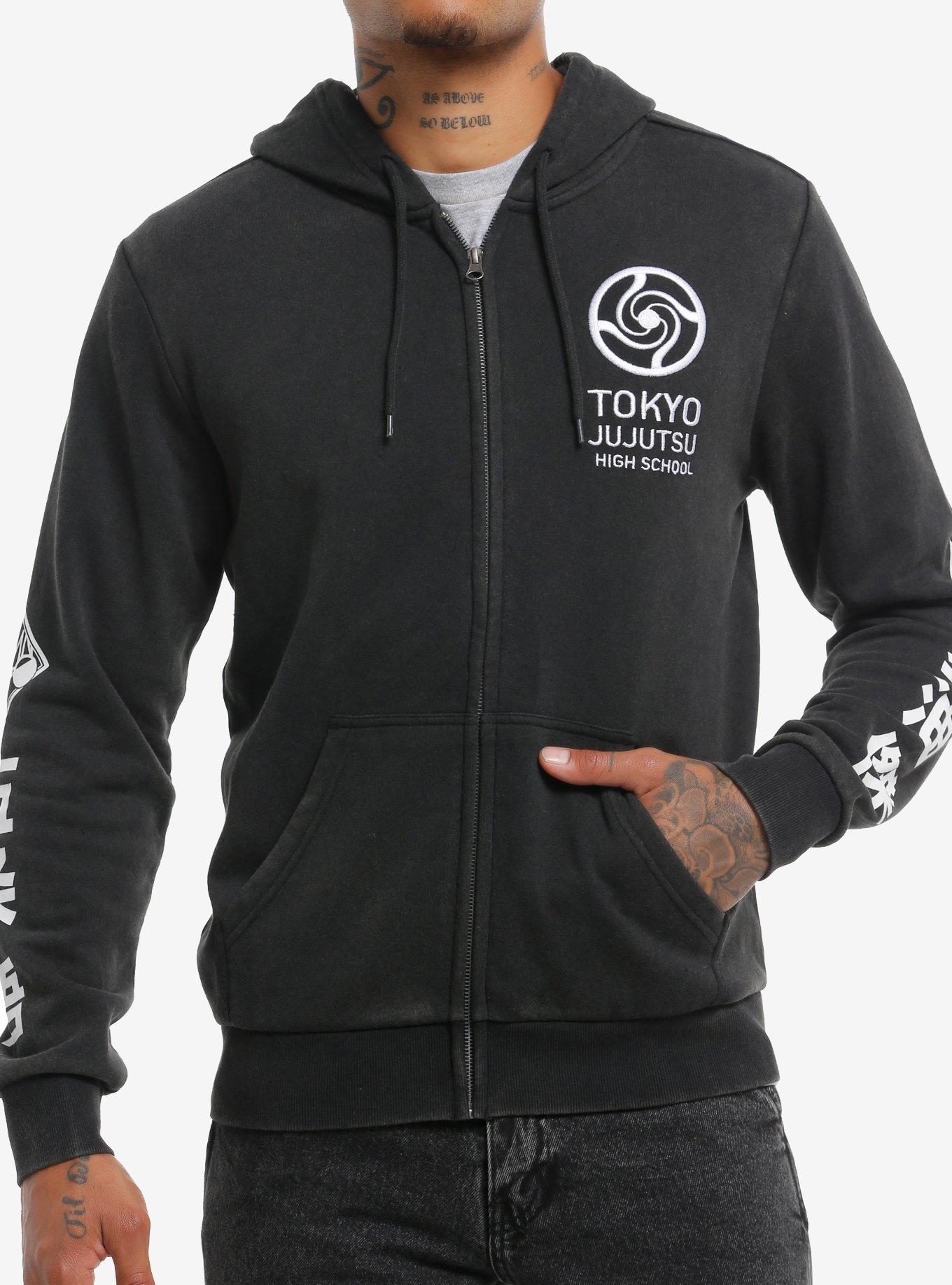 Jujutsu Kaisen Gojo & Geto Dark Wash Hoodie | Hot Topic