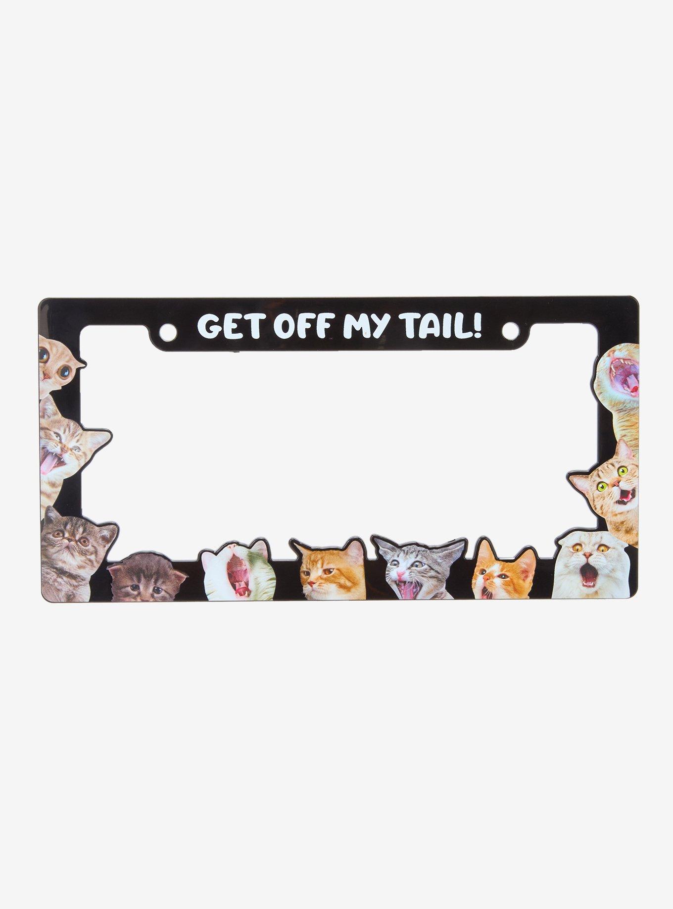 Stressed Cats License Plate Frame, , hi-res