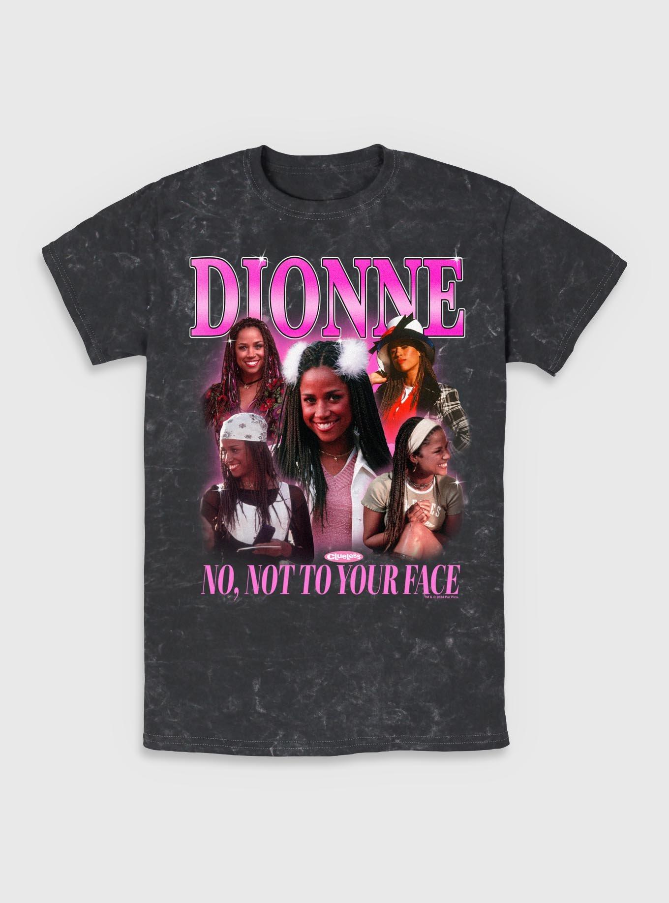 Clueless Y2k Dionne  No Not Your Face Mineral Wash T-Shirt, , hi-res