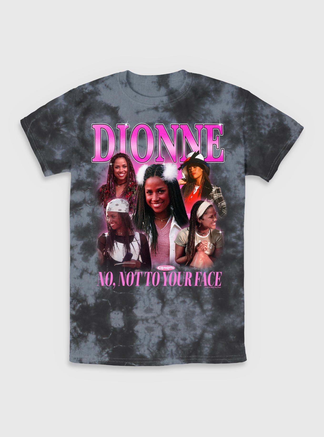 Clueless Y2k Dionne  No Not Your Face Tie-Dye T-Shirt, , hi-res